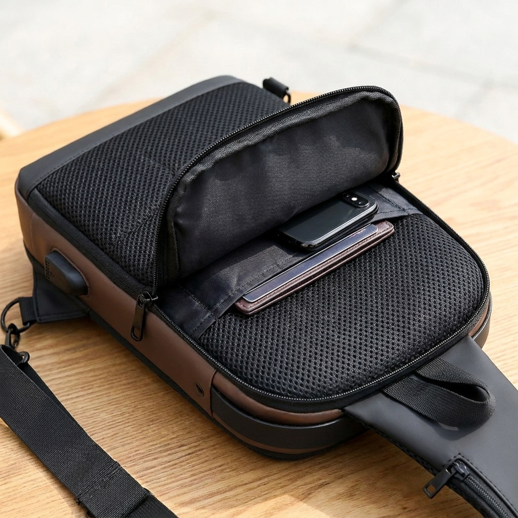 Waterproof Crossbody Bag | Anti-Theft Hidden Zip
