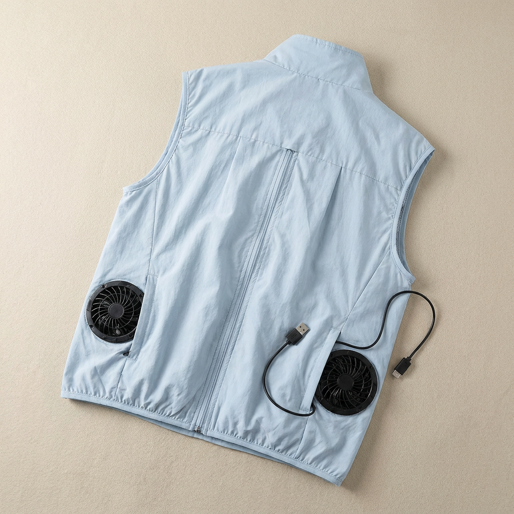 USB chladicí vesta s ventilátorem