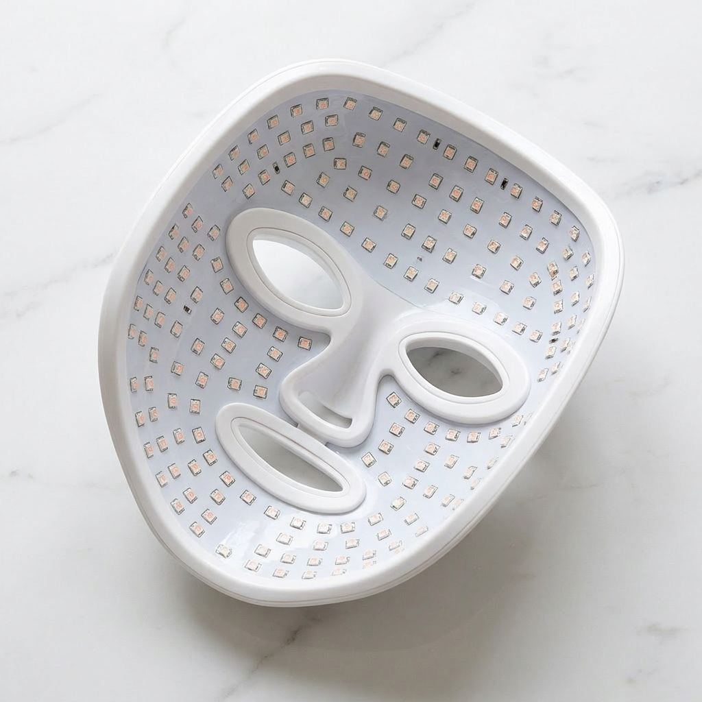 LED ansiktsmaske | Lysterapi | Hudpleie hjemme | Oppladbar