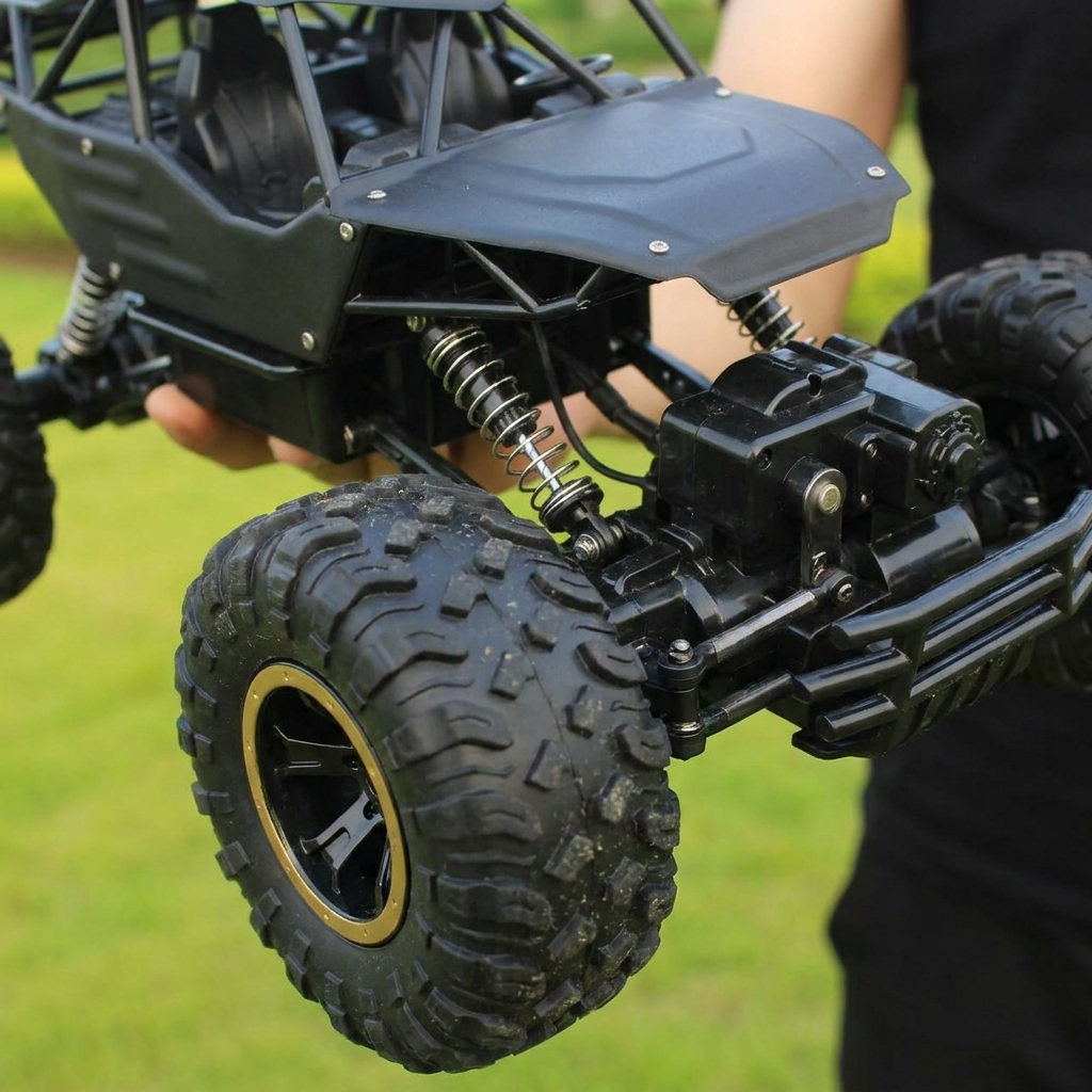 RC Monster Truck | Støtsikker fjæring | Slitesterkt fjernkontrolldesign