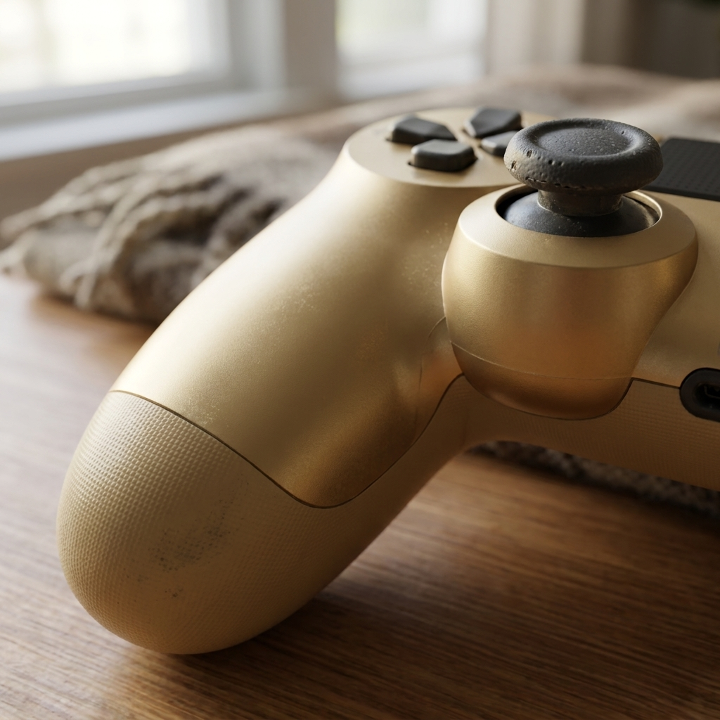 Bezprzewodowy kontroler do gier | Kompatybilny z PS4 | Ergonomiczny kształt uchwytu