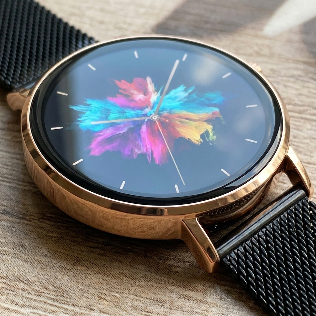 Vollbild-Touchscreen-Smartwatch | Mineralglas-Display | Bluetooth-Verbindung