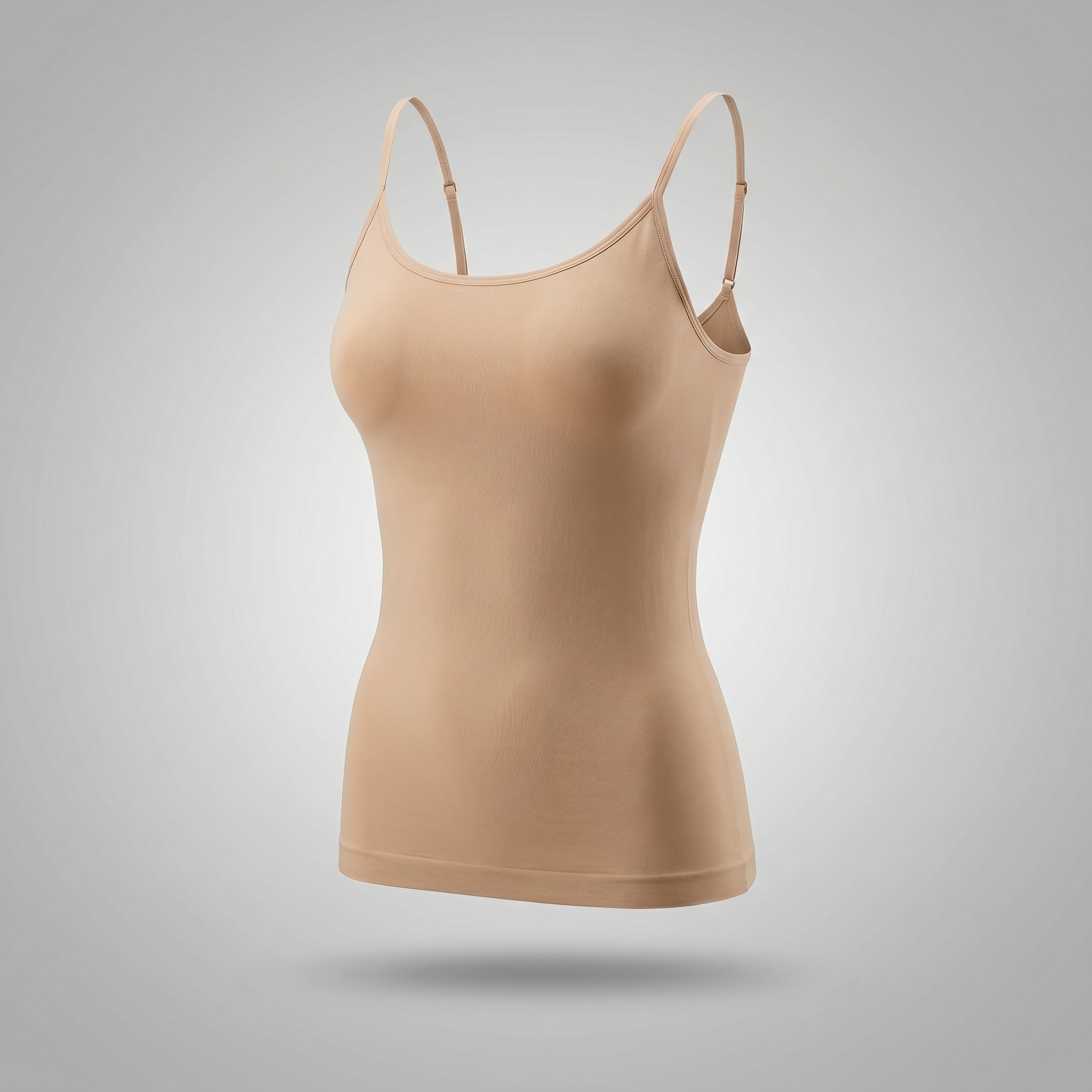 Seryova tank in beige nude