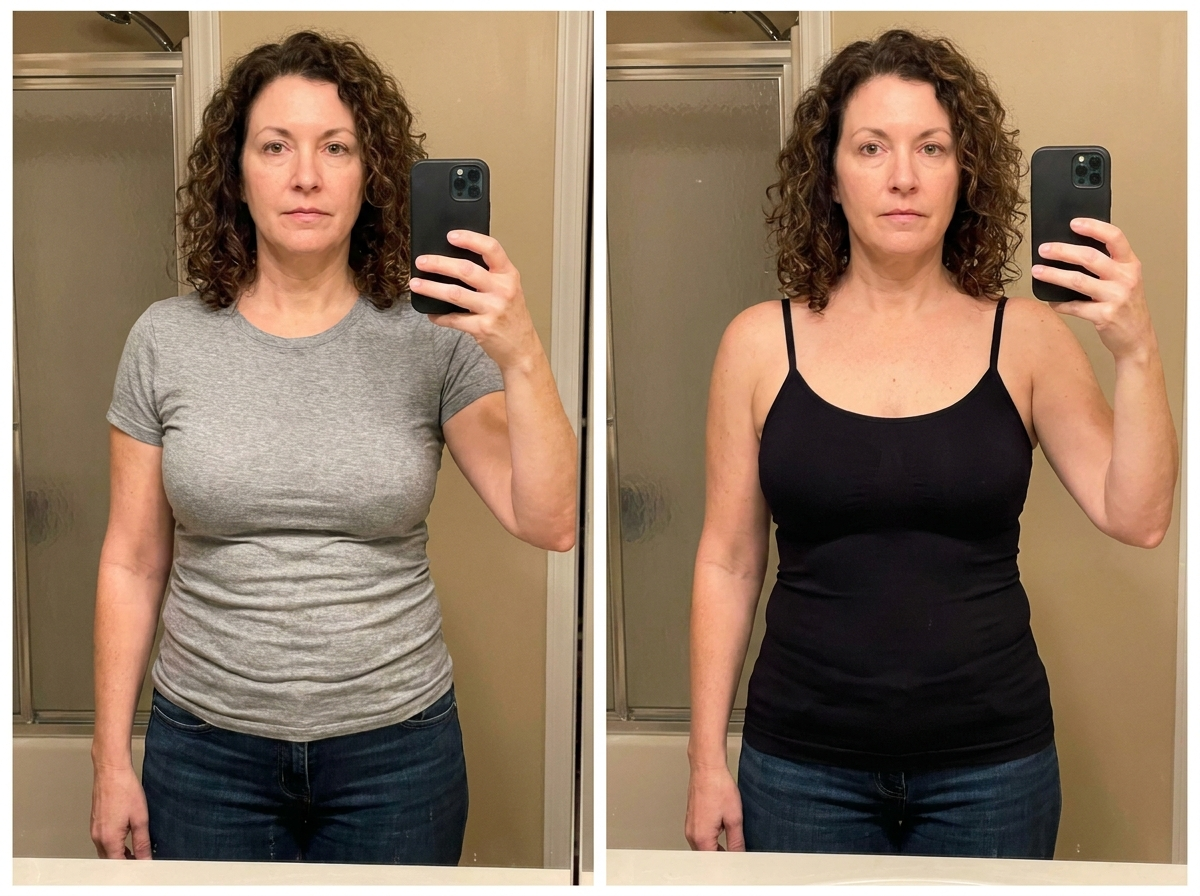Left: without it. Right: the second the tank goes on