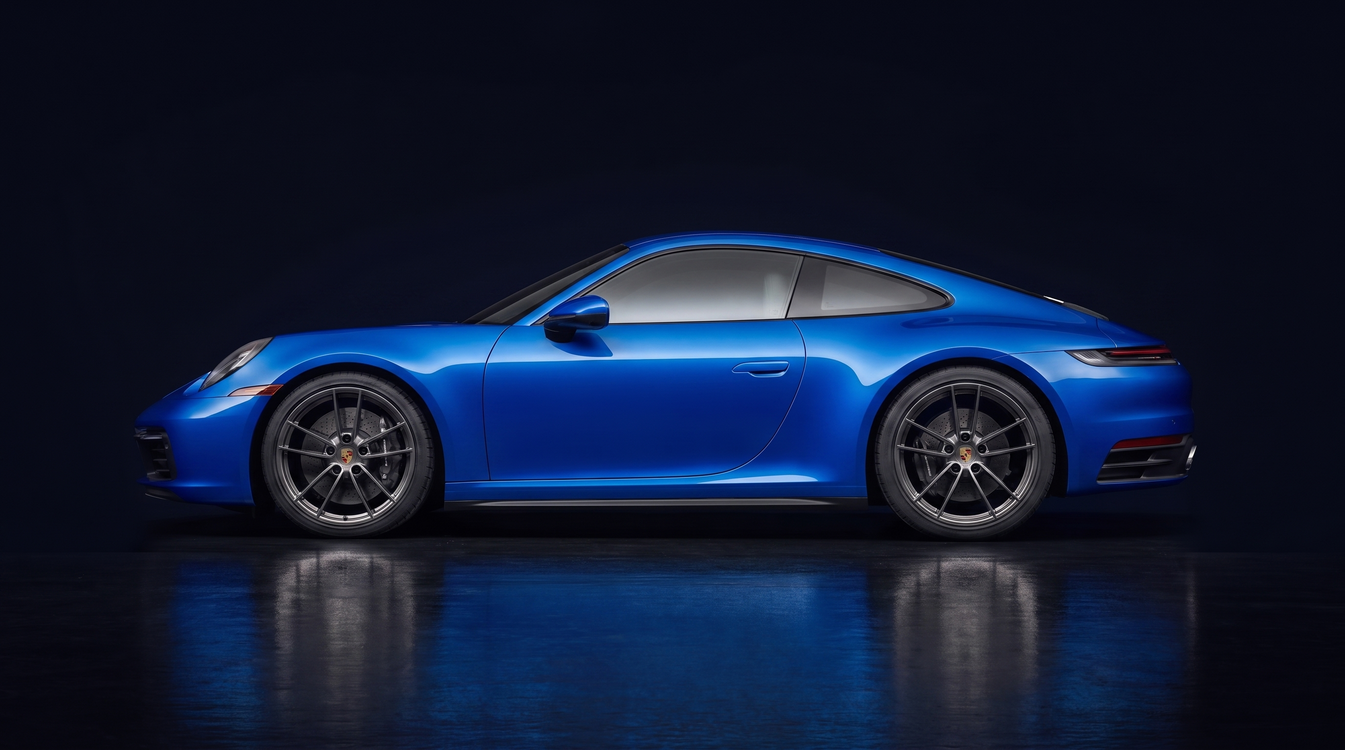 Porsche 911 con wrap azul