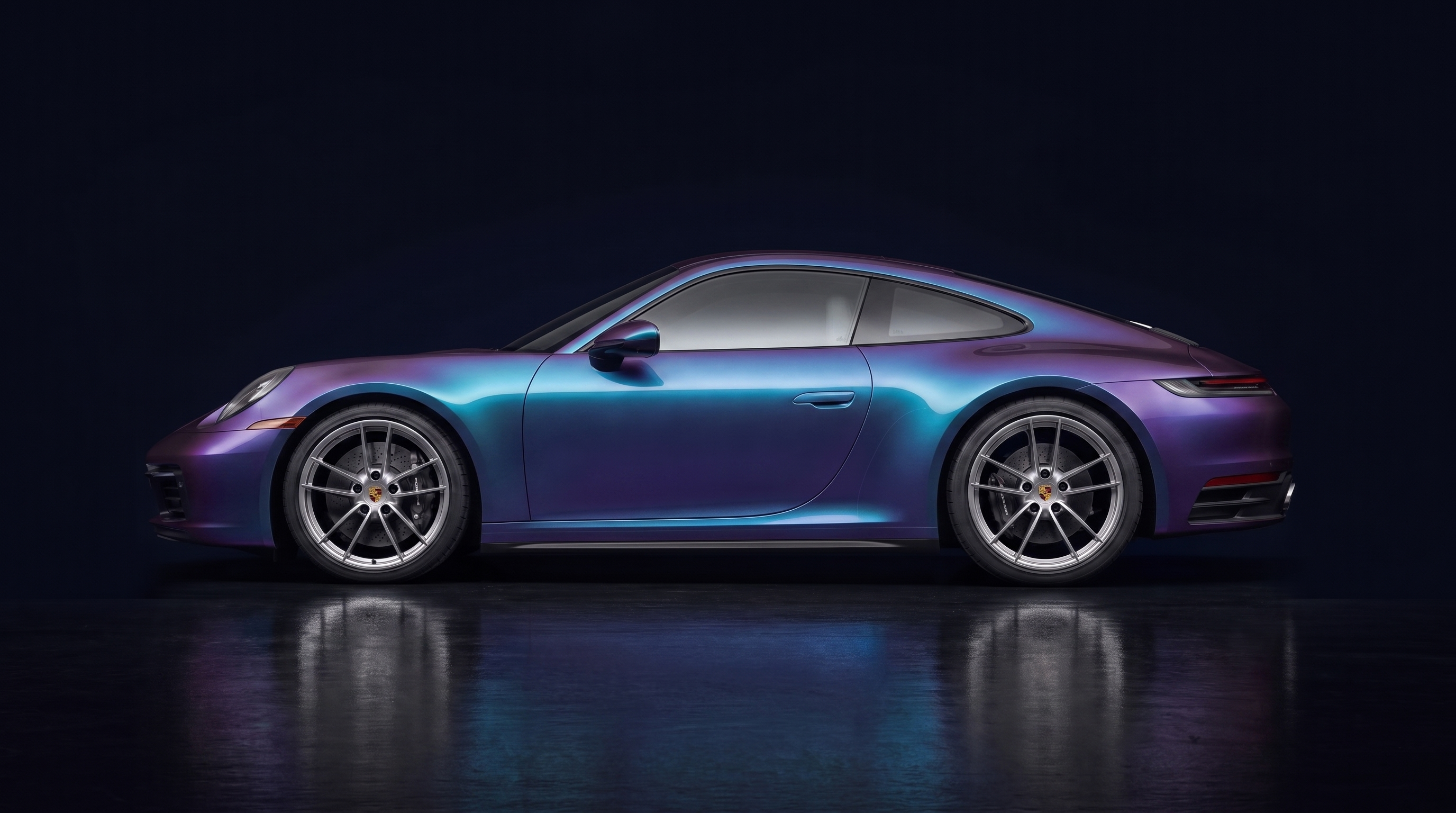 Porsche 911 con wrap cham