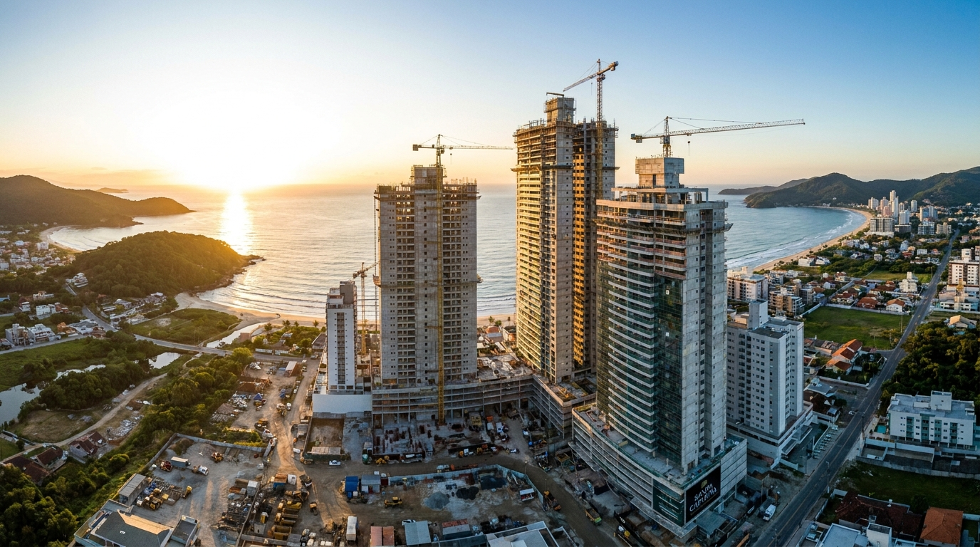 Obras de lançamentos residenciais em Santa Catarina 2026 — litoral norte catarinense