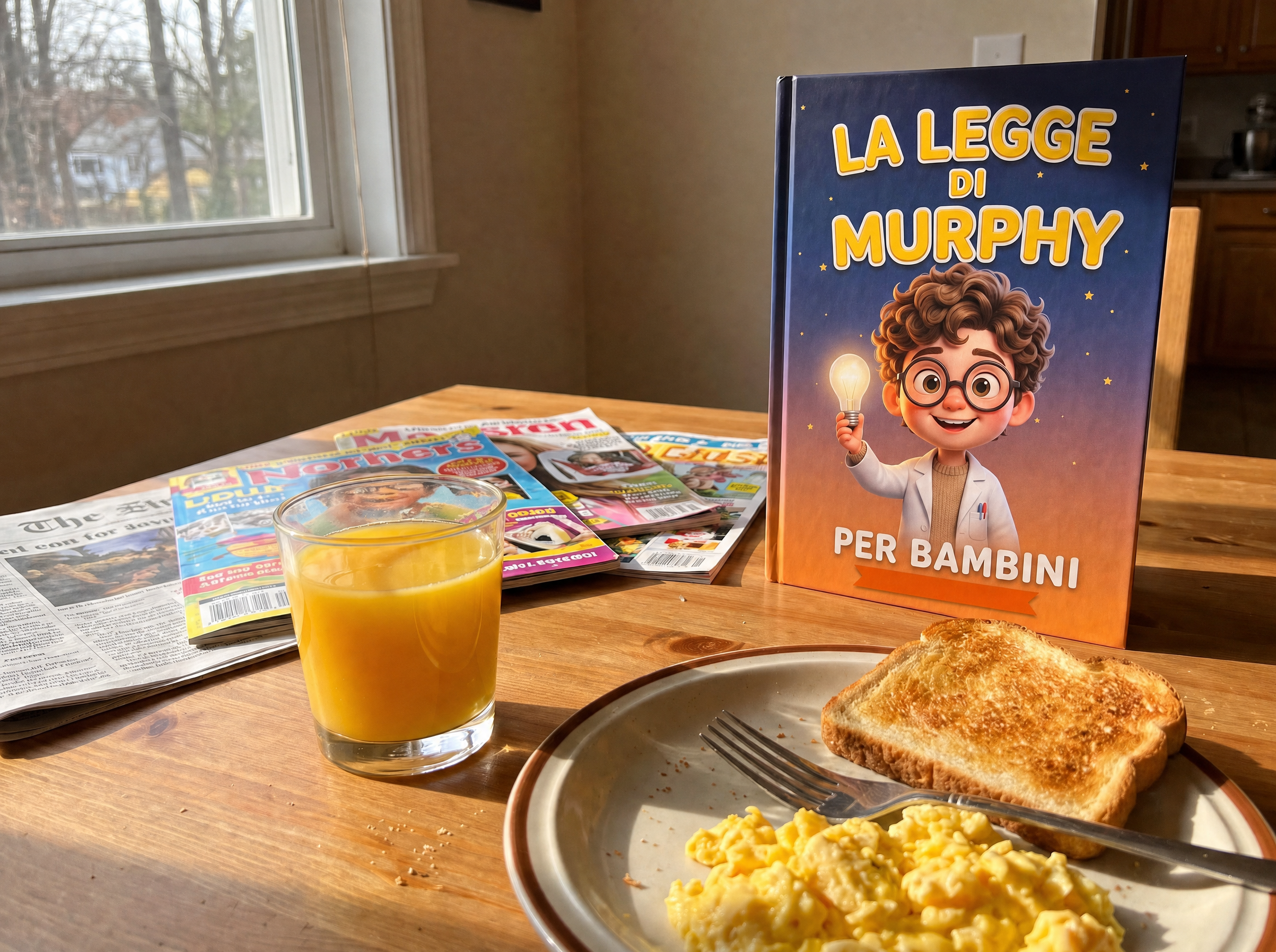 Il libro di famiglia sul tavolo della cucina