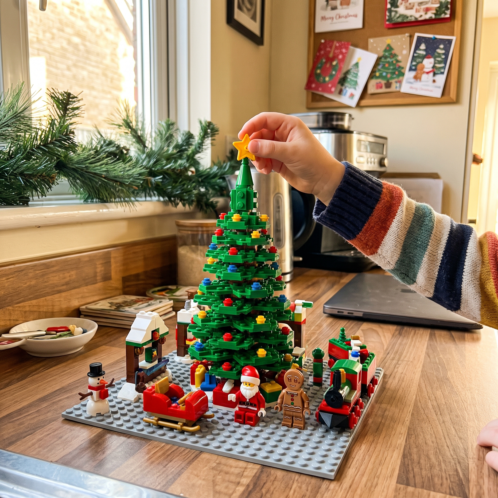 Prairie Christmas village