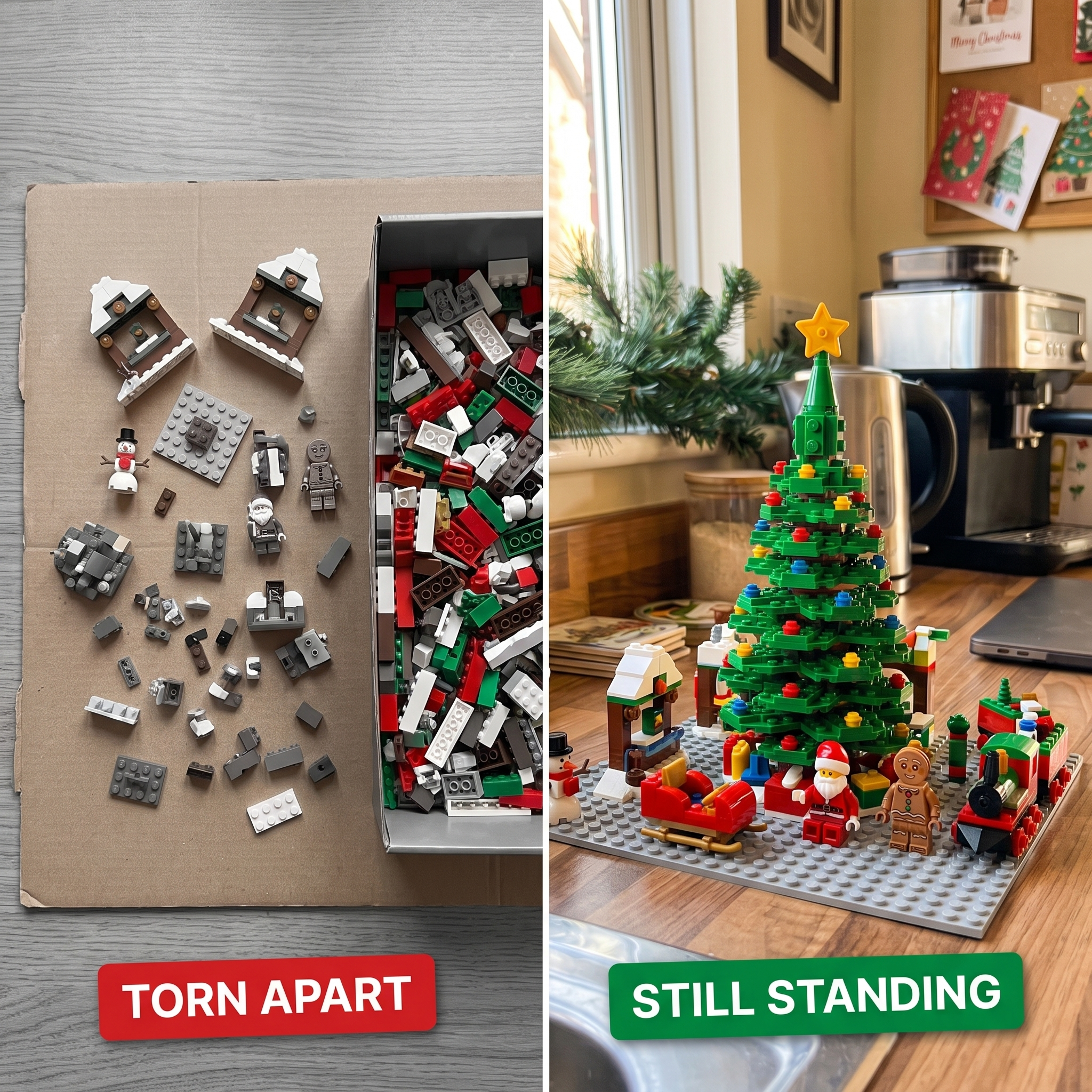 Torn apart by January vs still standing