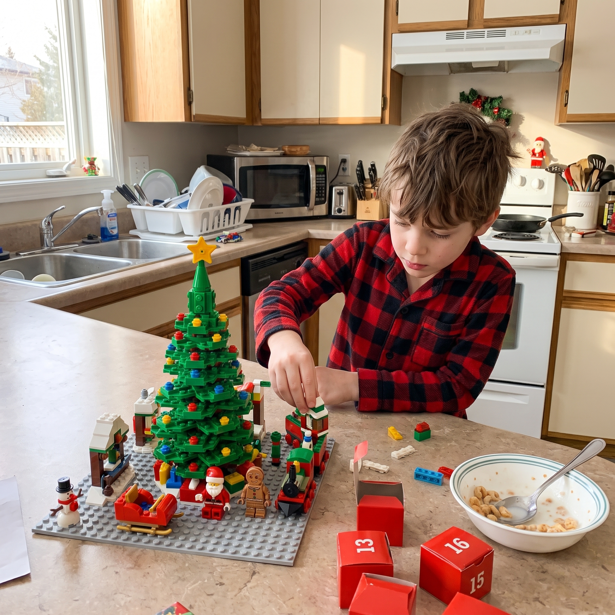The village taking over the counter by mid-December