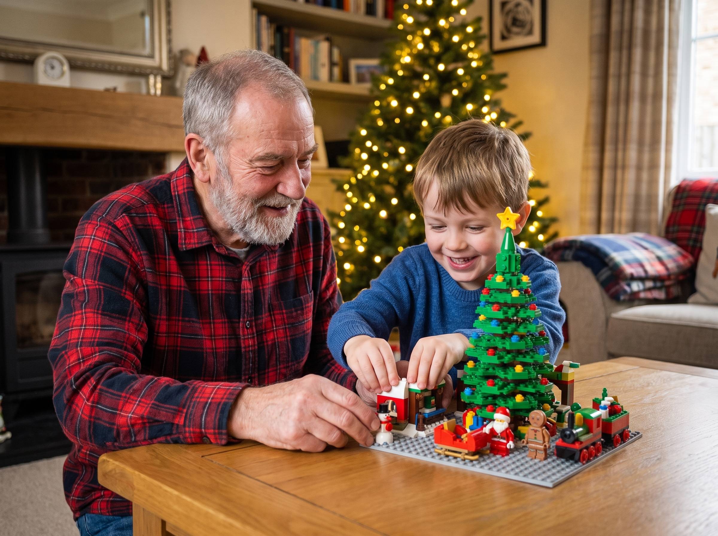 Building the village with my own grandson
