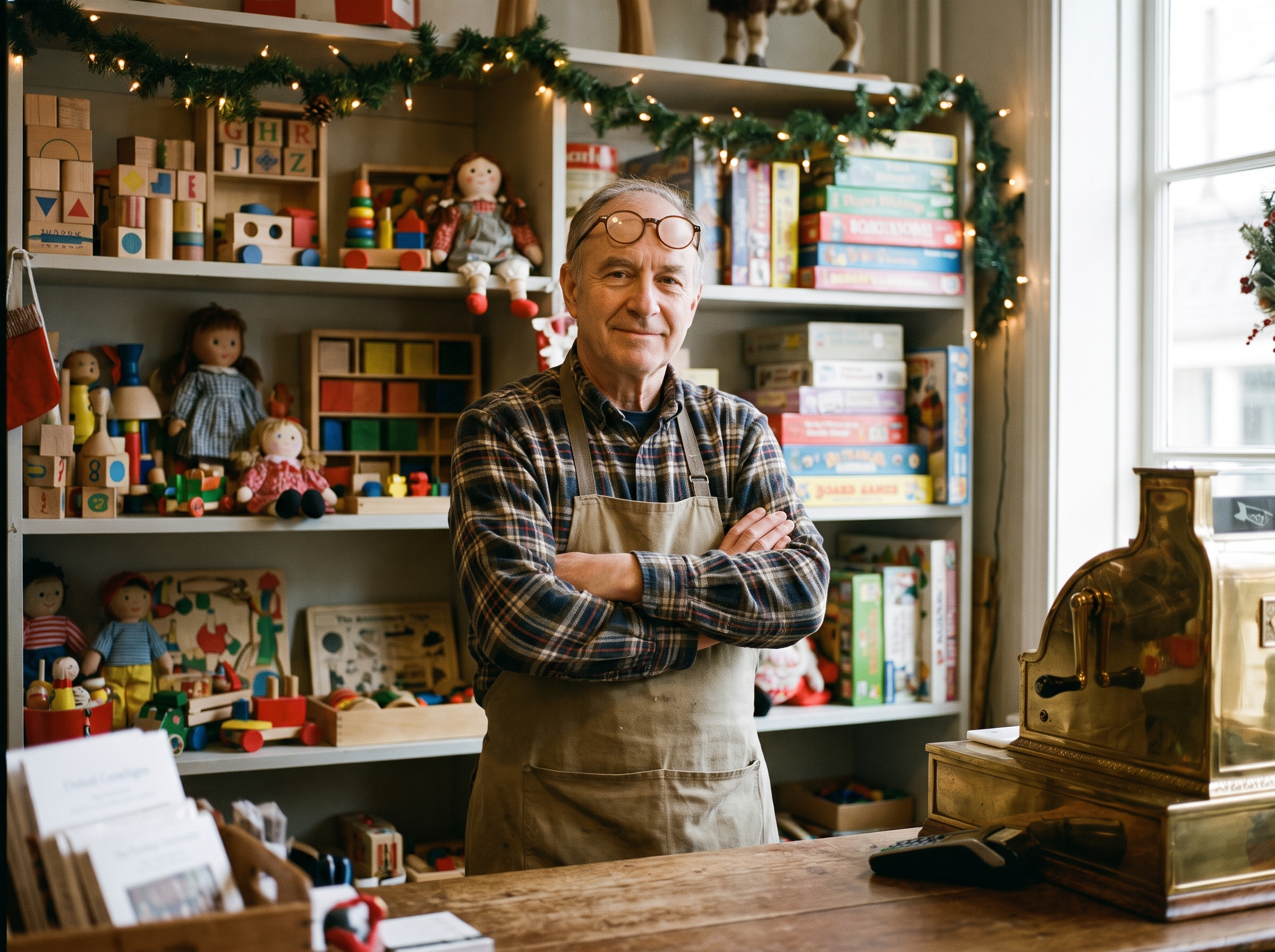 30 years behind the counter of a family toy store