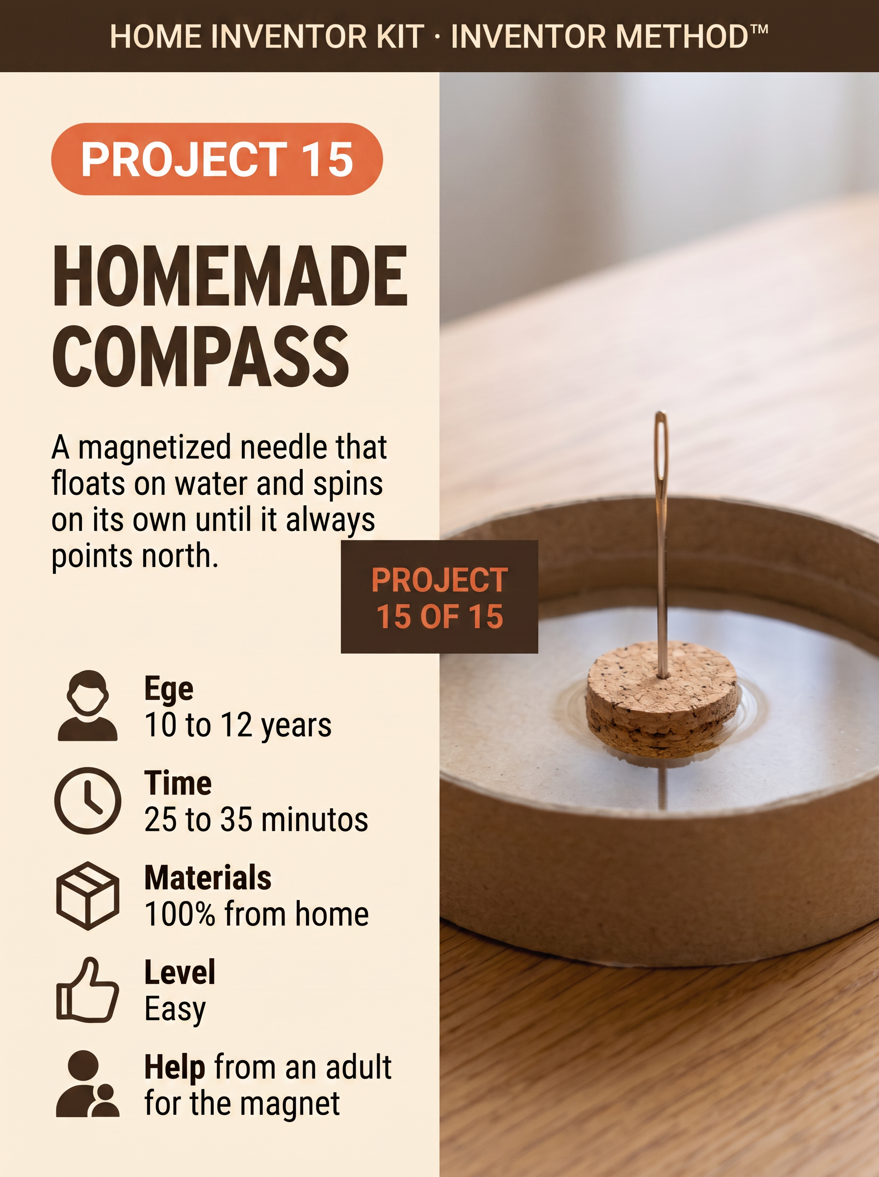 Ebook project 3 - Homemade Compass cover
