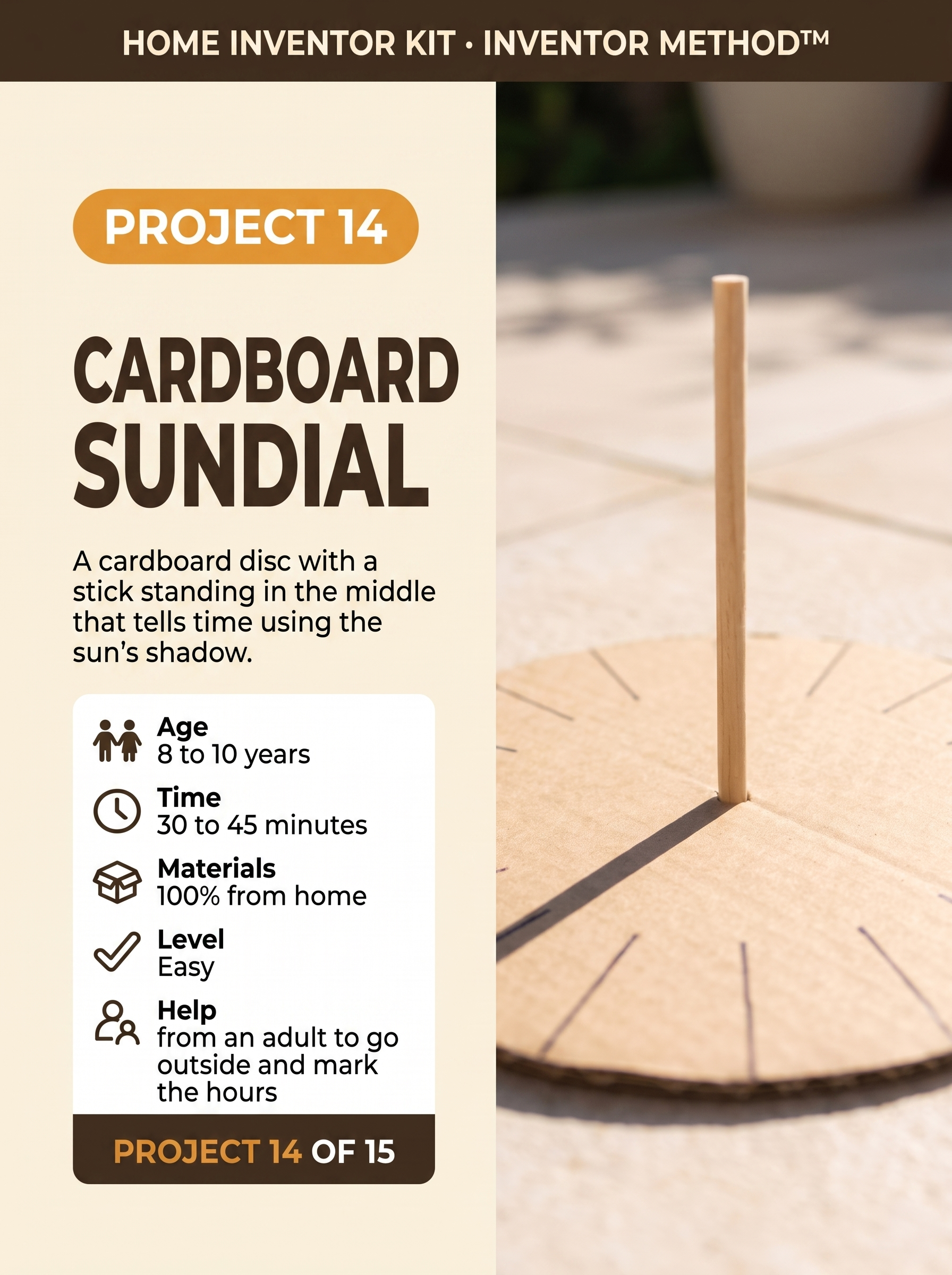 Ebook project 6 - Cardboard Sundial cover