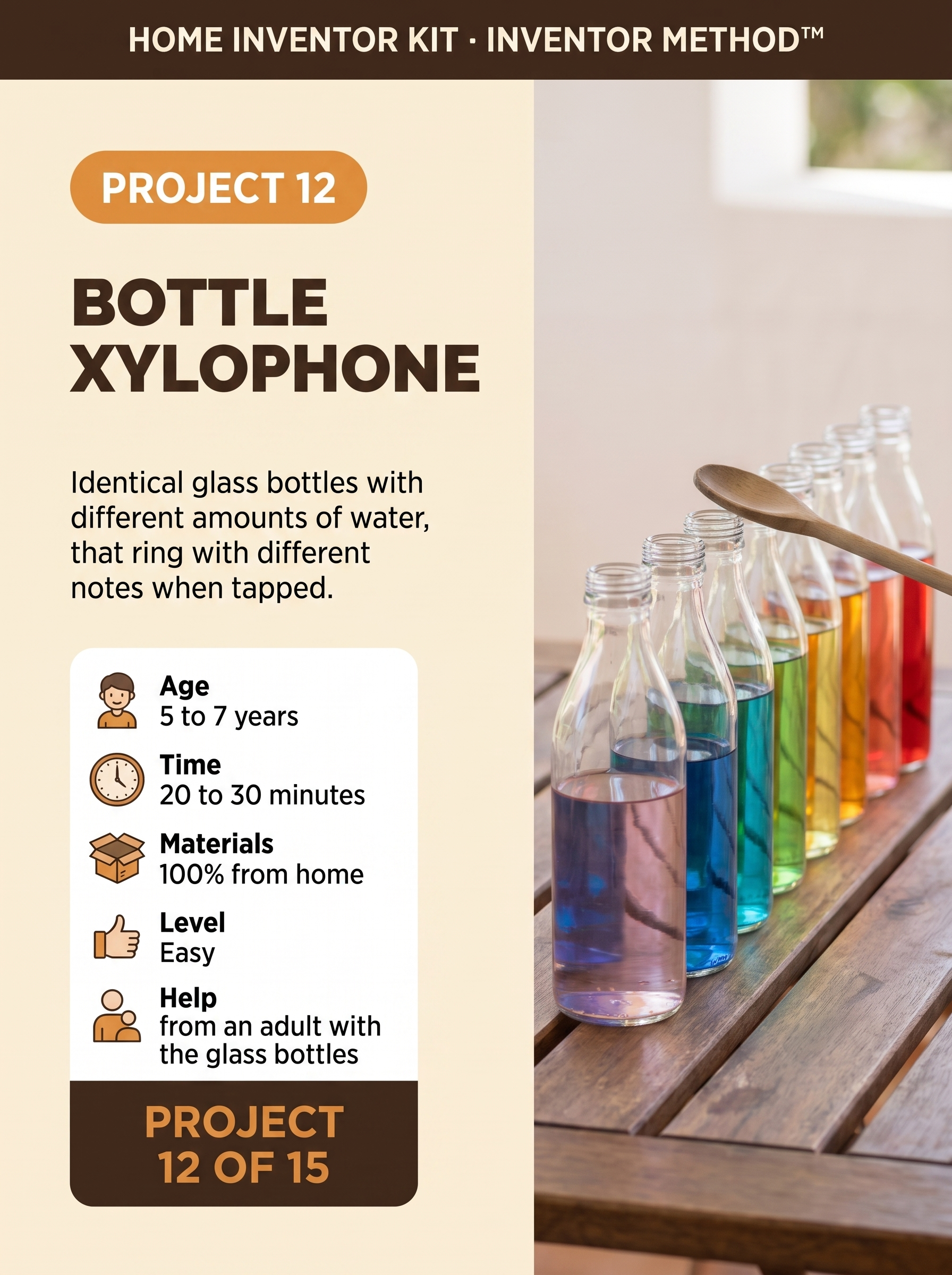 Ebook project 13 - Bottle Xylophone cover