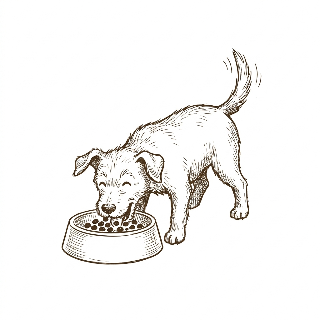 Dogs get fed