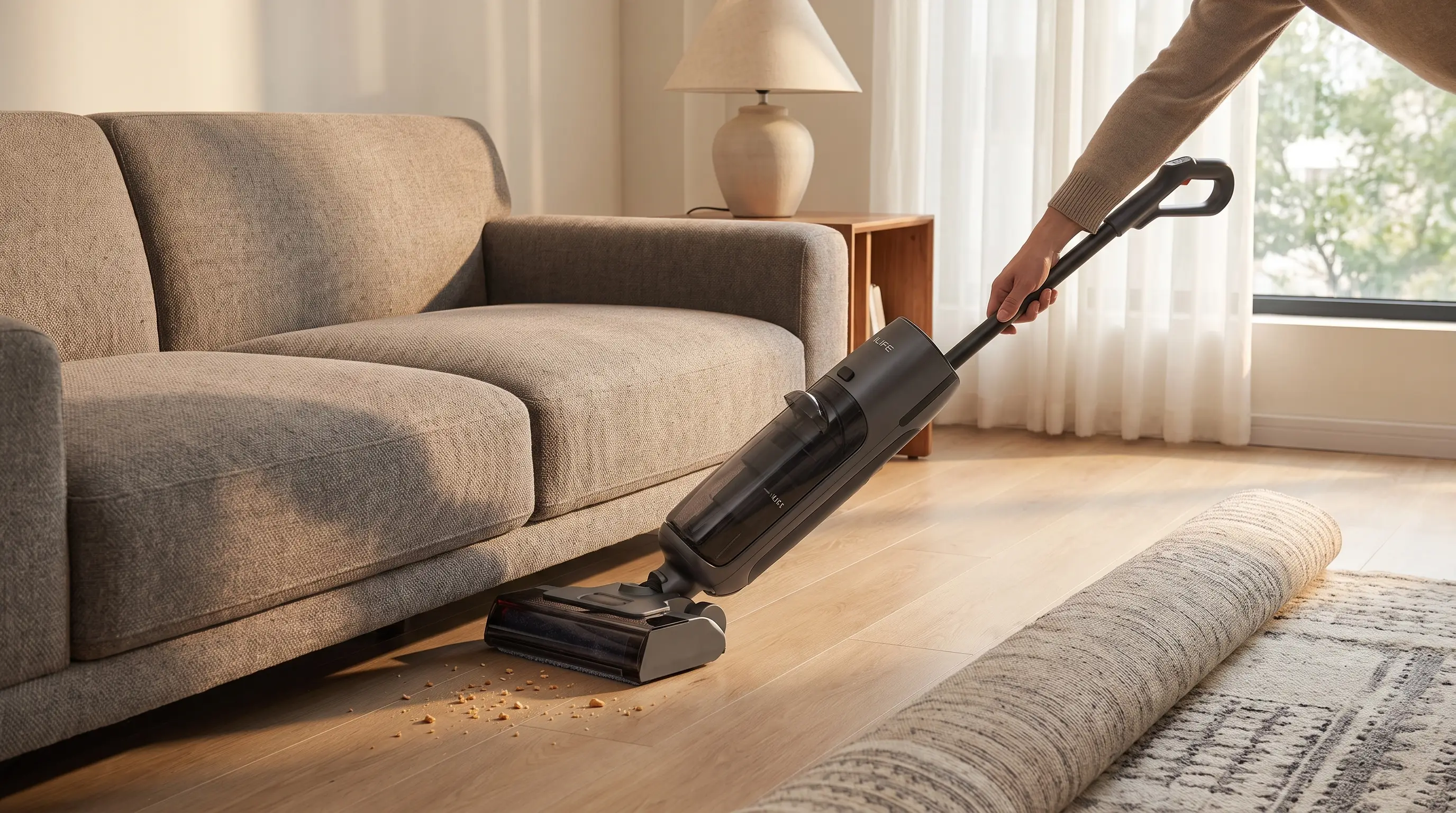 VELSOR ONE dans un intérieur aux sols durs