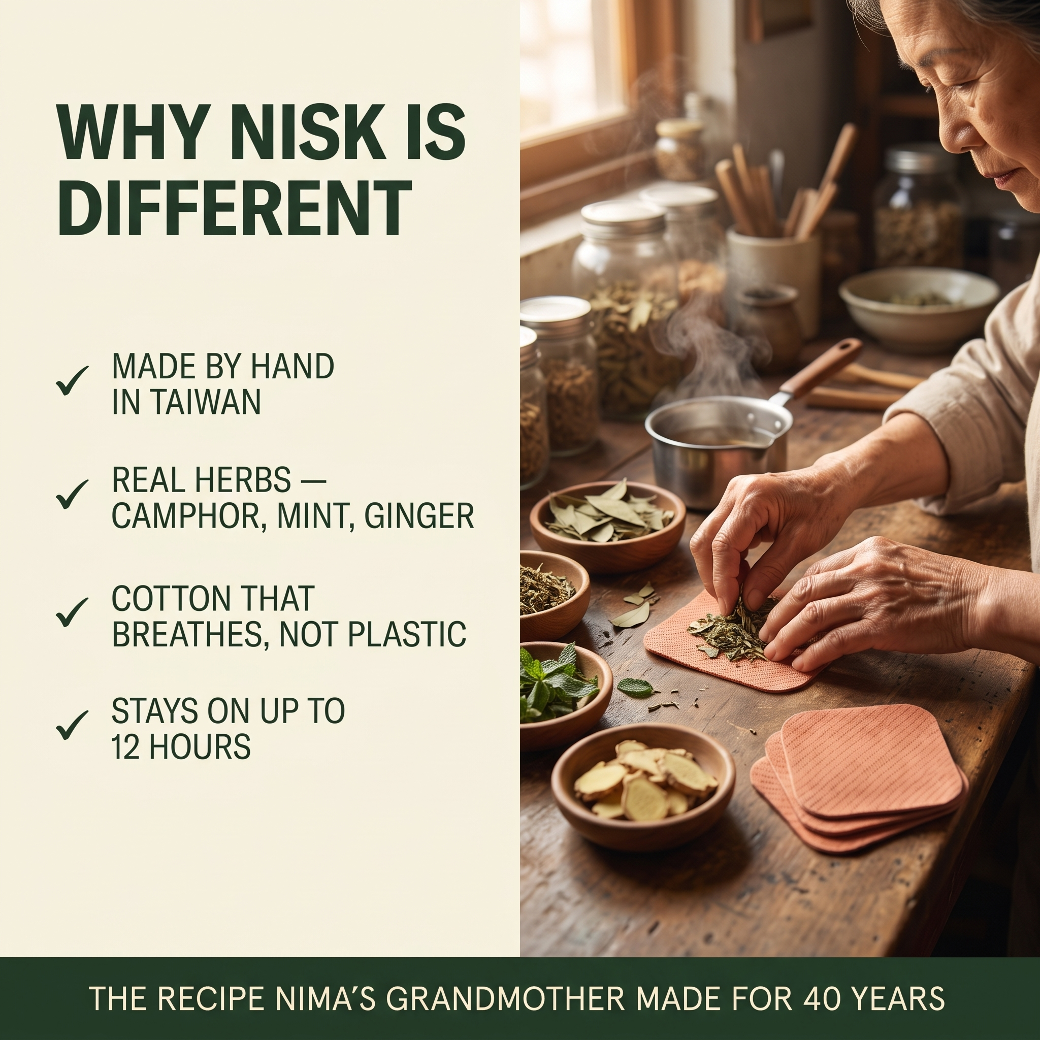 Why NISK is different — made by hand in Taiwan
