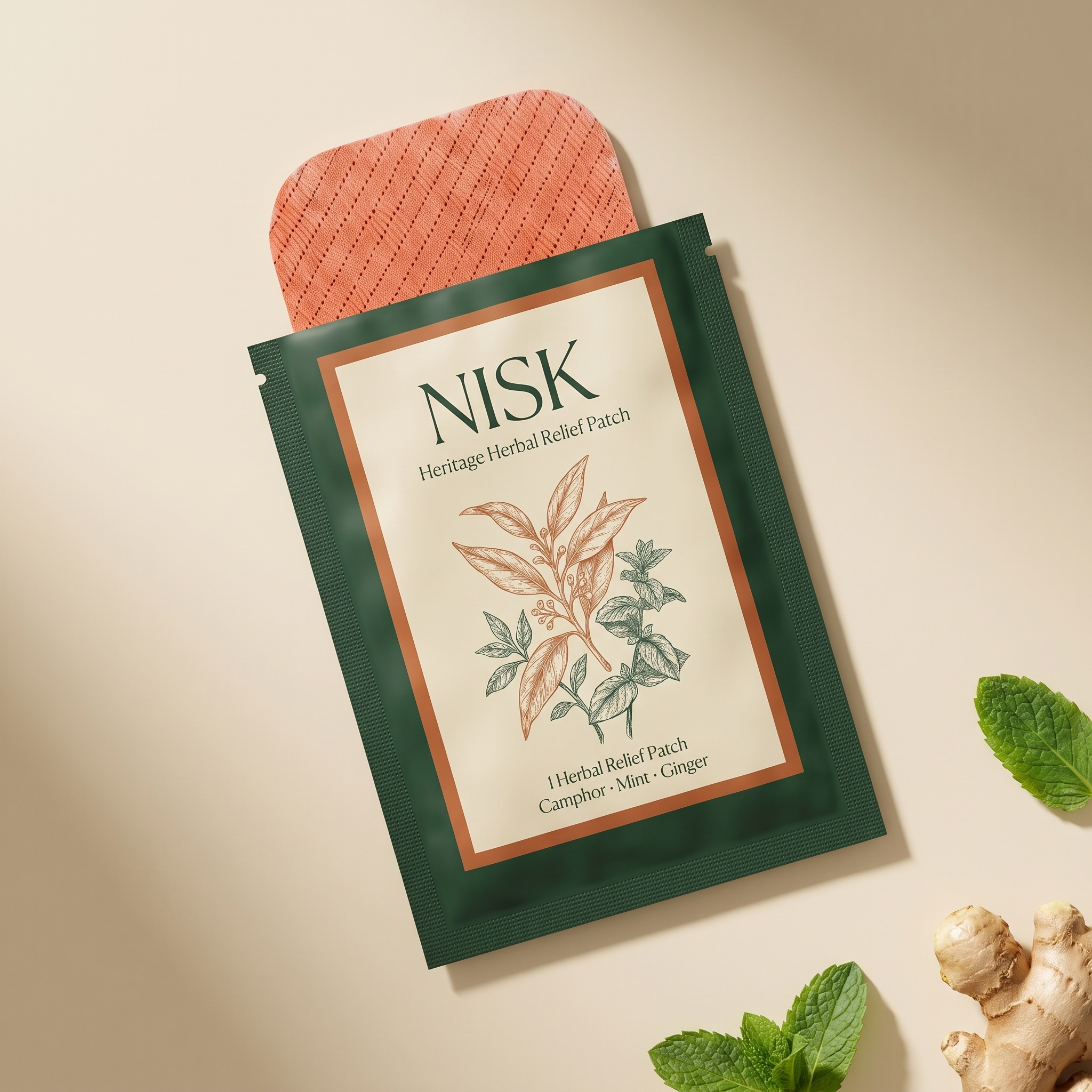 NISK herbal sciatica relief patch and sachet