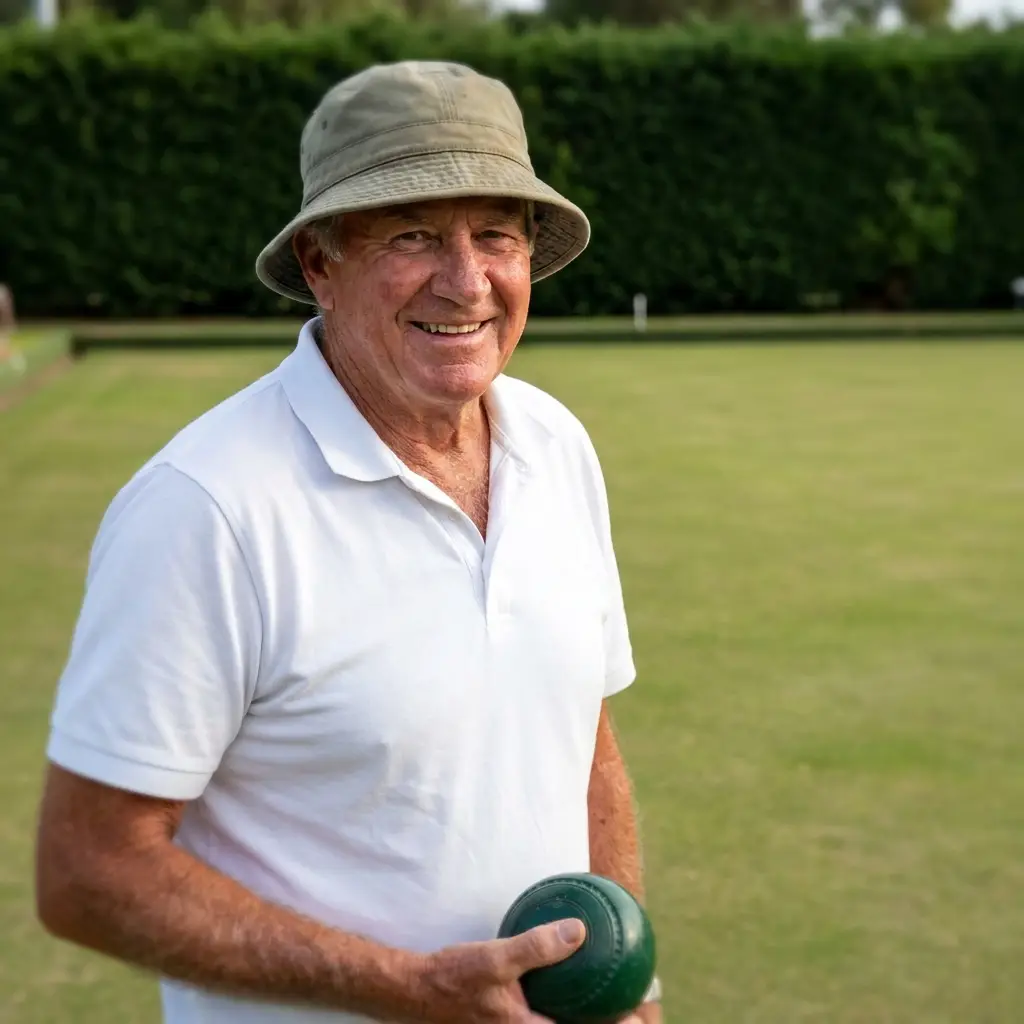 John at the bowls club