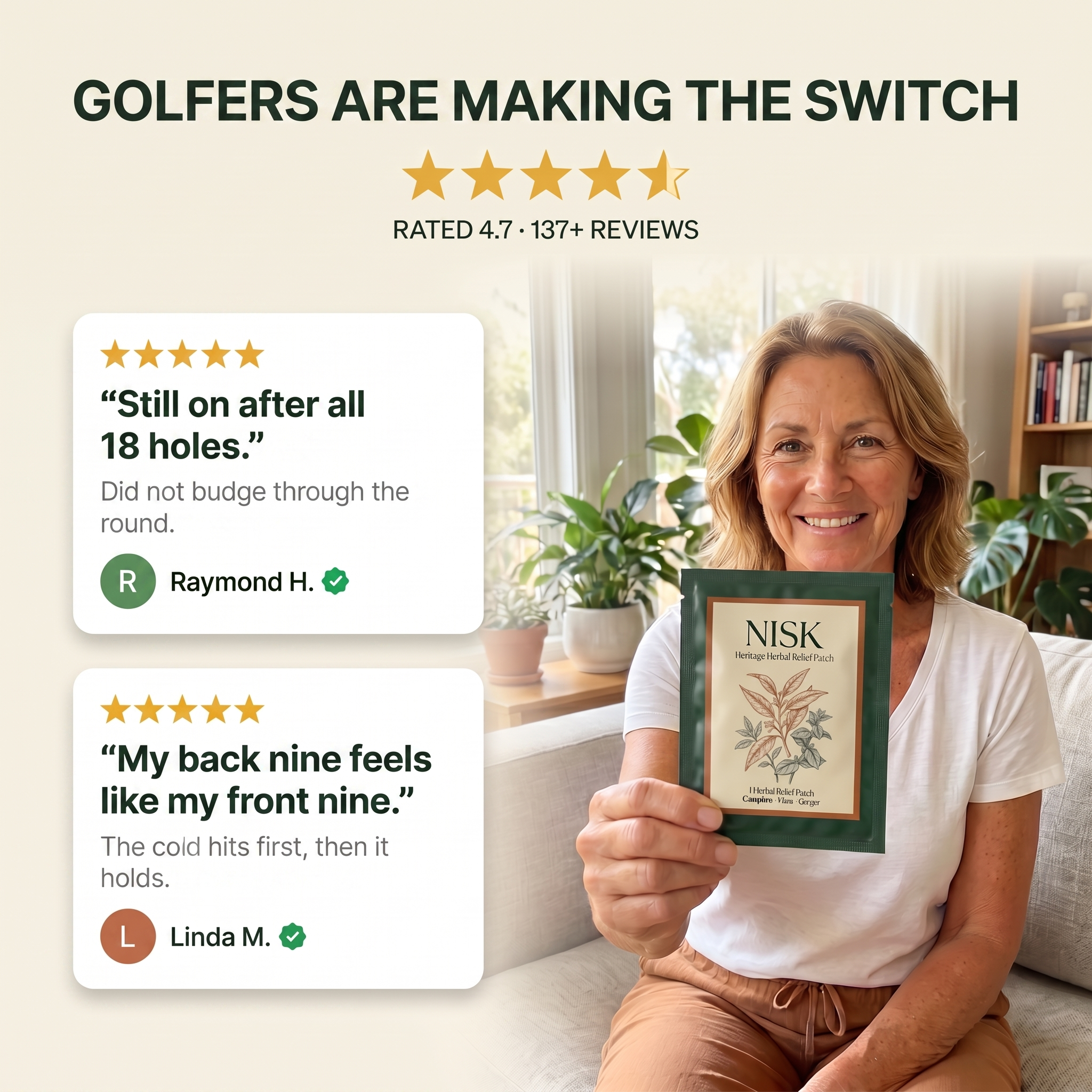 Golfers are making the switch - rated 4.7