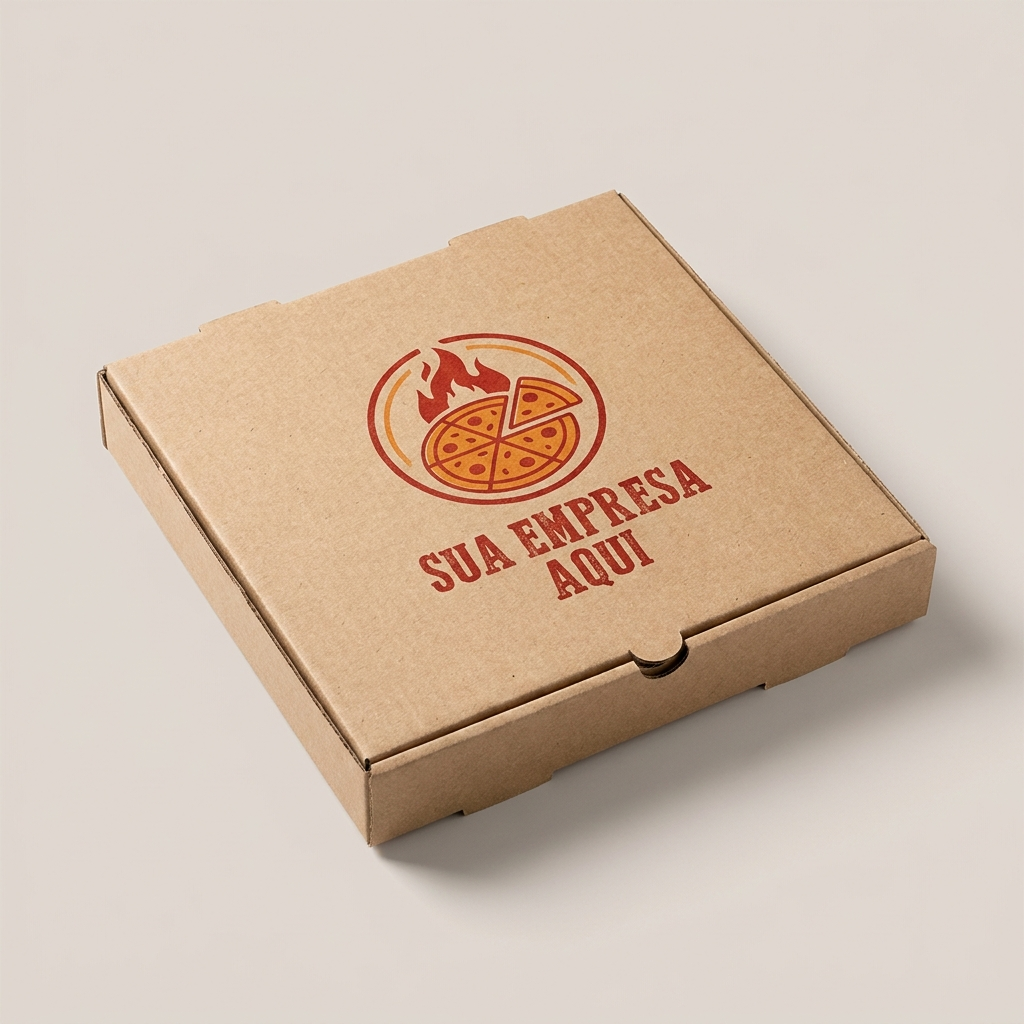 Caixa de Pizza Kraft