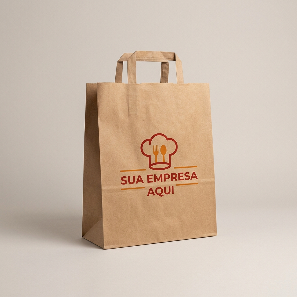 Sacola Kraft com Alça