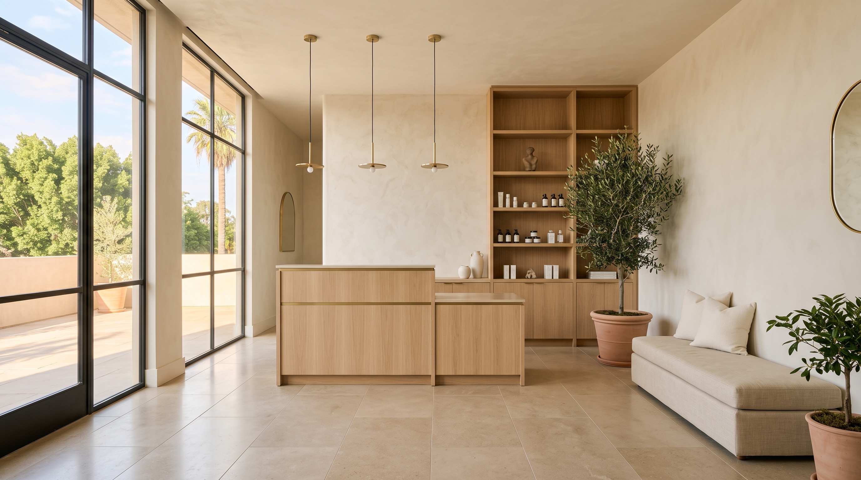 The Santé clinic reception