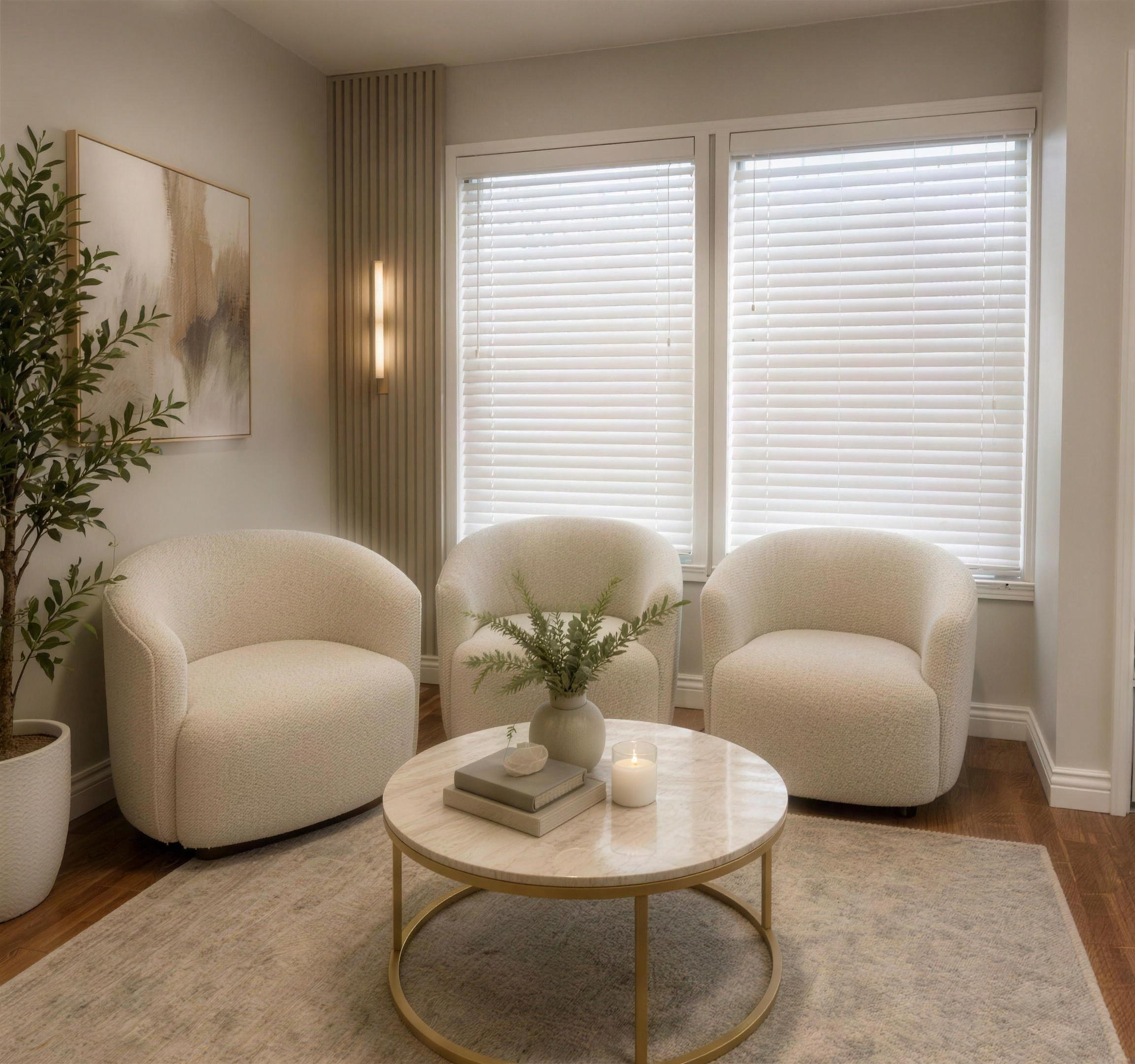 The Santé waiting room in Orange, California