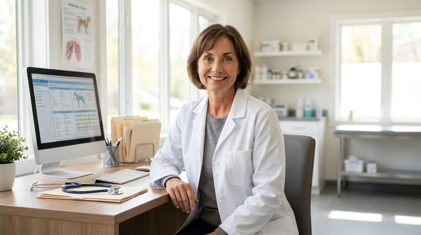 Dr. Sarah Johnson at her clinic