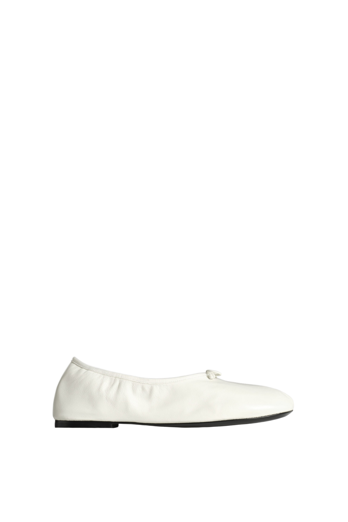 Leather ballet flats