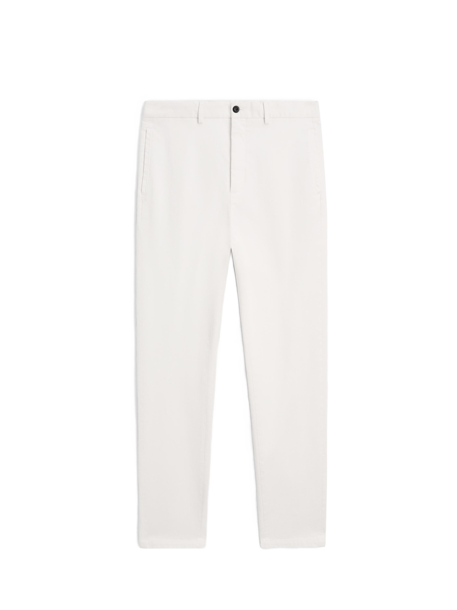 Cotton Twill Trousers - Off White