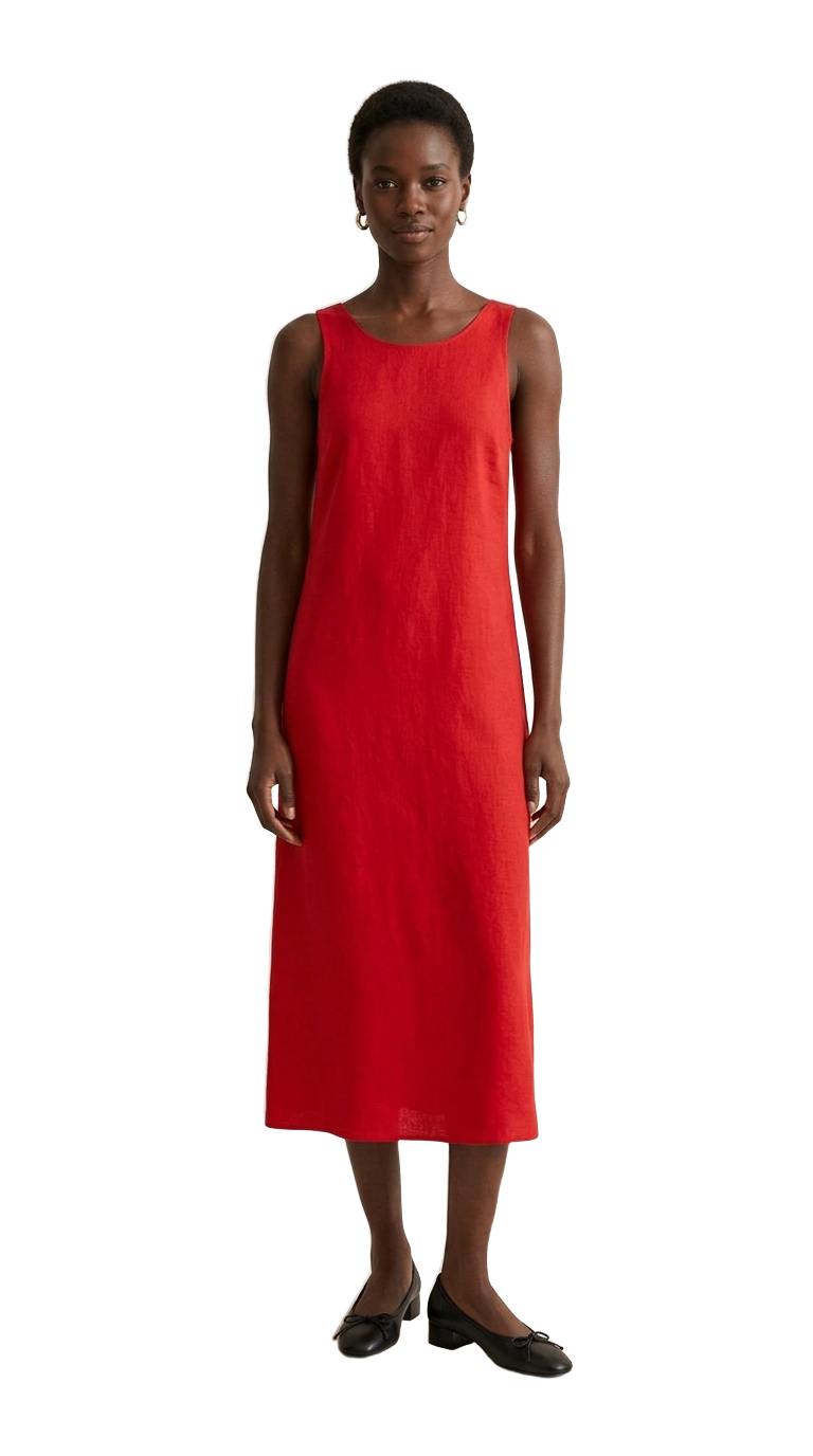 Red Linen, Bare Back