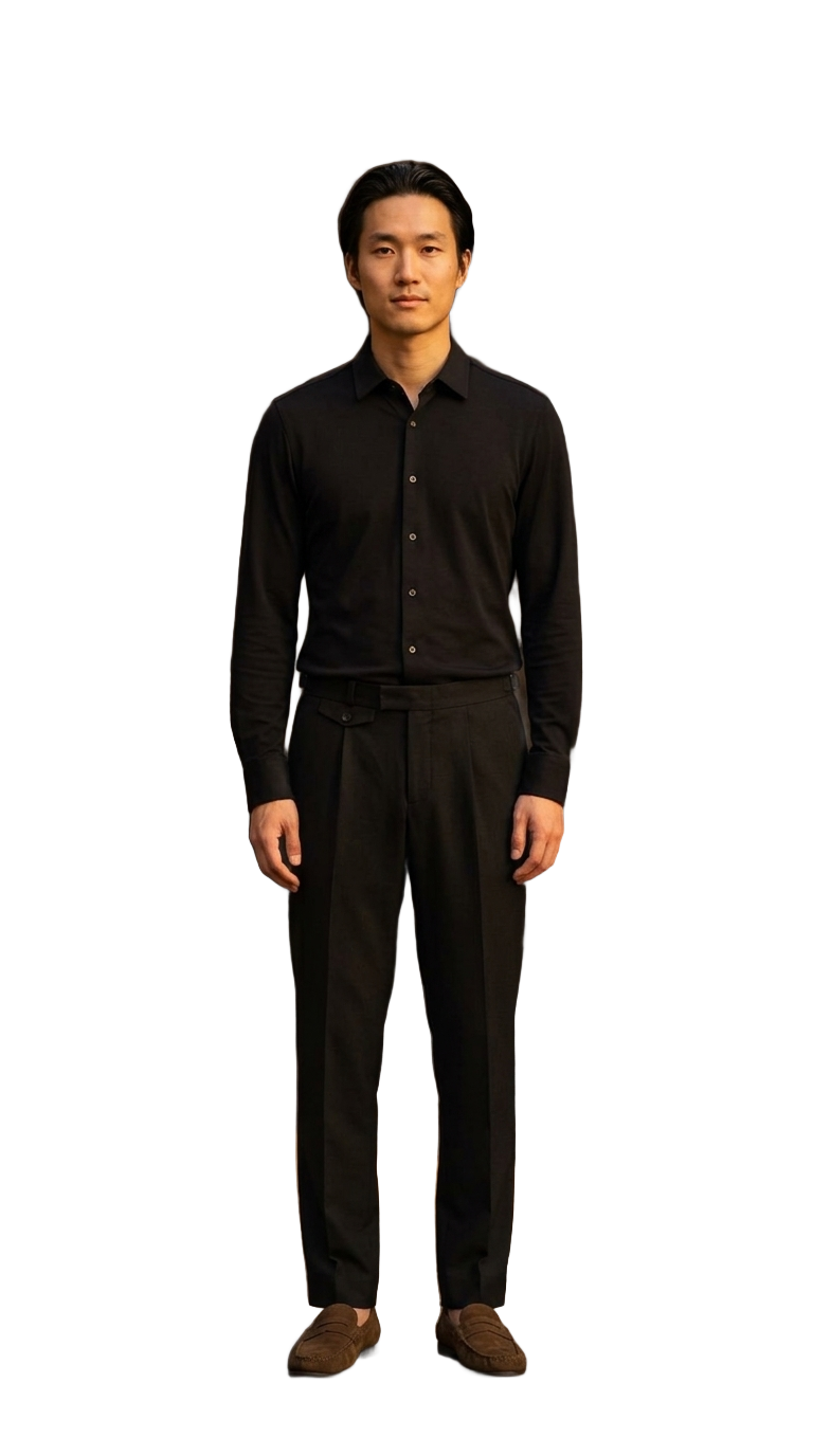 Black On Black, Suede Loafers