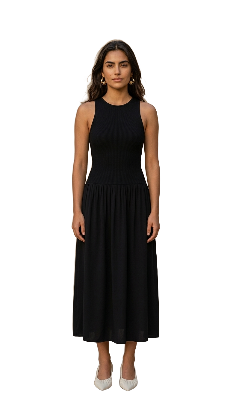 Rib Column, Ivory Heel