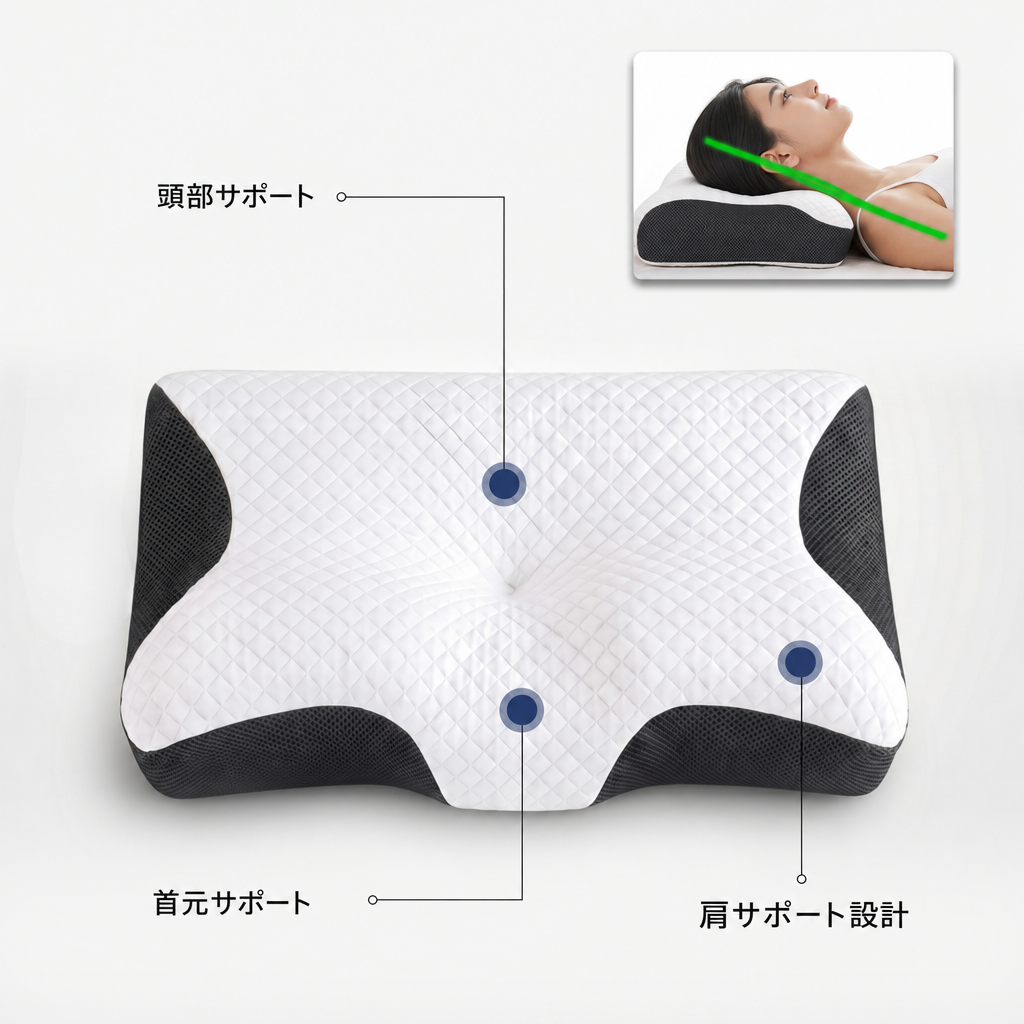 Airflow Pro™ | 睡眠時の呼吸を支える快眠まくら サムネイル 2