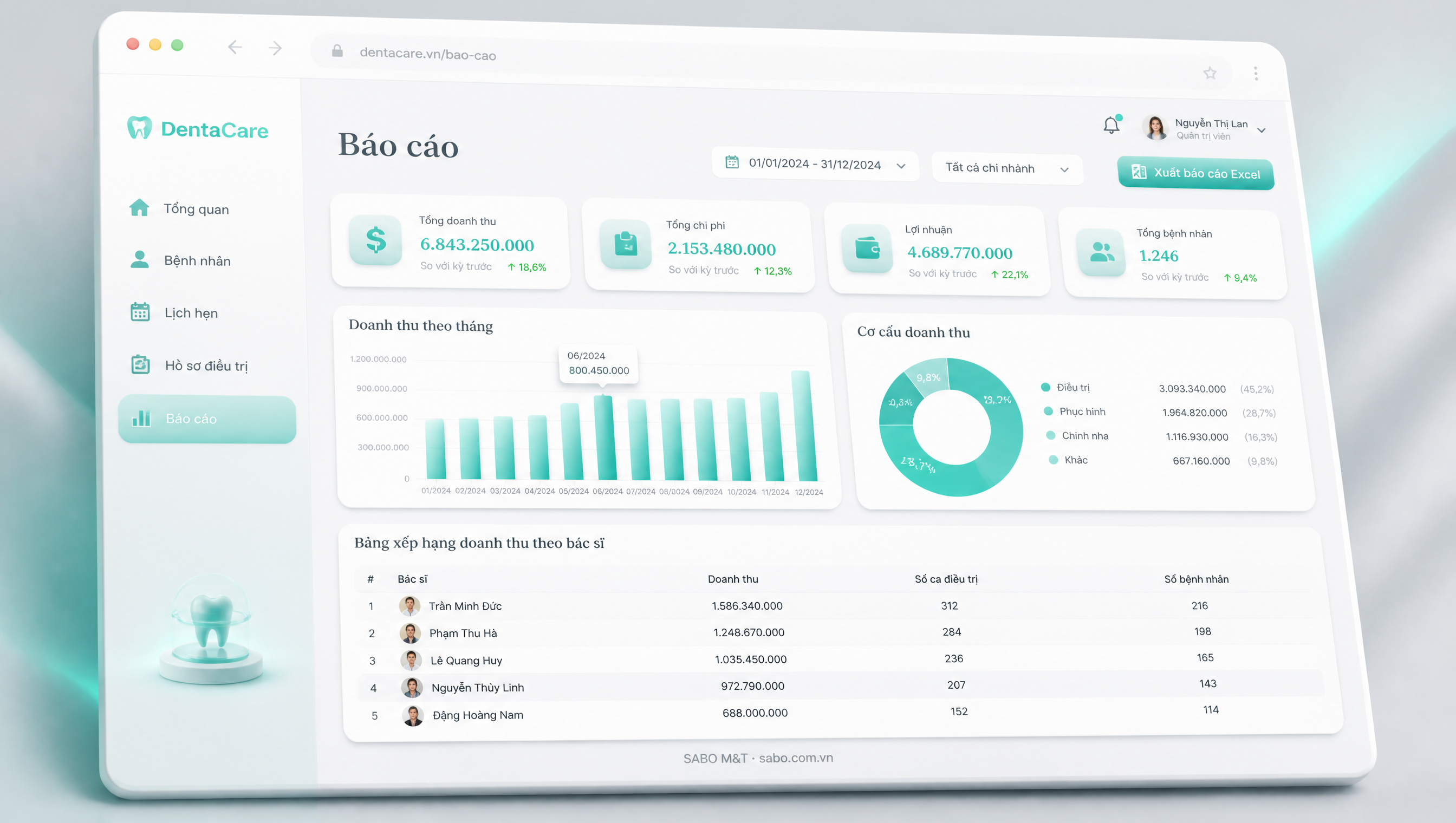 Giao diện web phòng khám nha khoa — màn 5