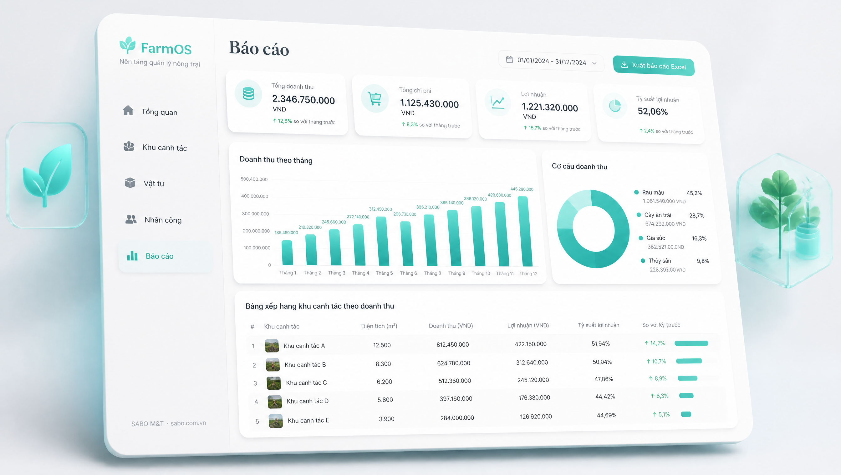 Giao diện web nông trại – trang trại — màn 5