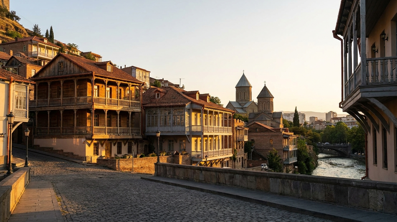 A student arriving at a university campus after applying for MBBS in Georgia