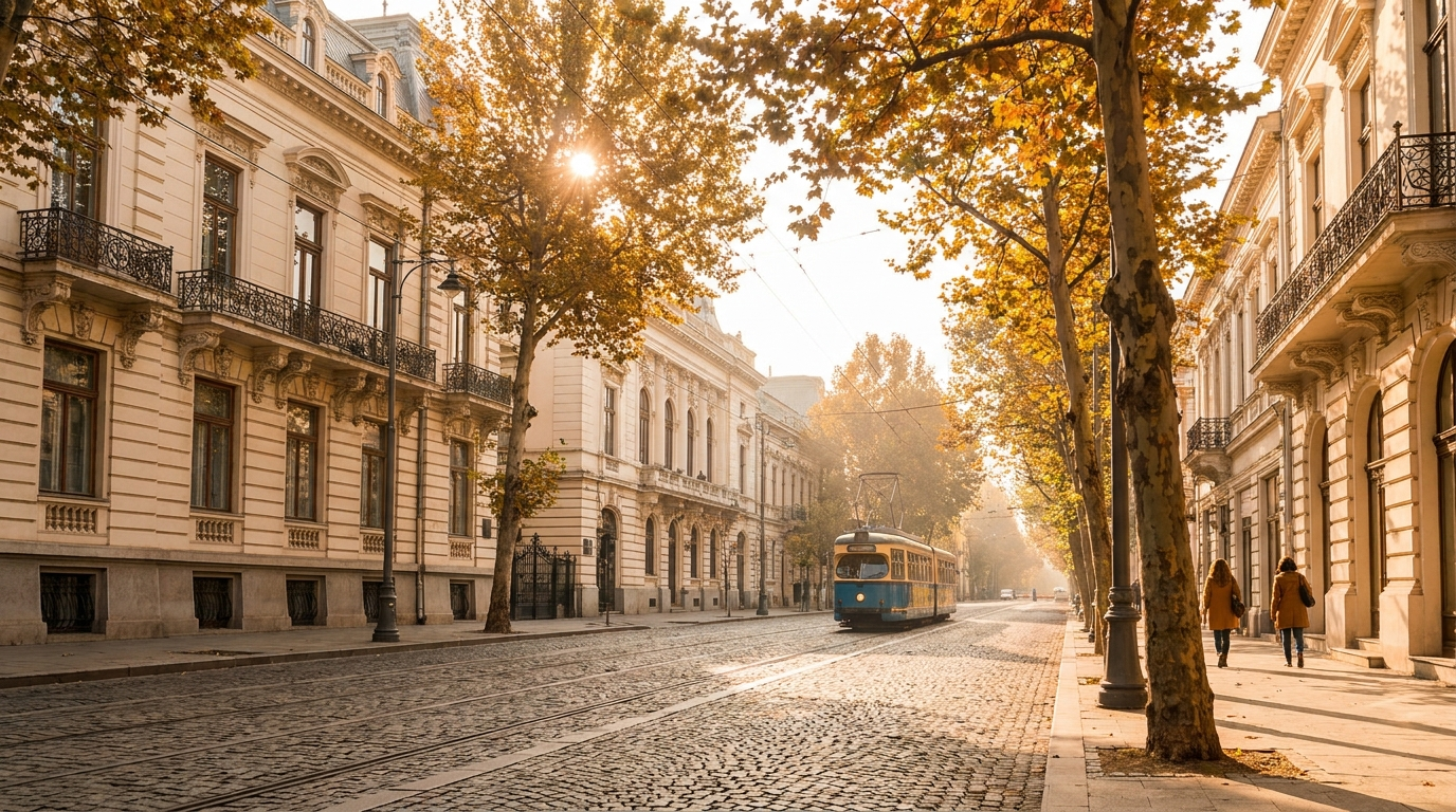 A European university building, the destination of a successful admission to medicine in Romania