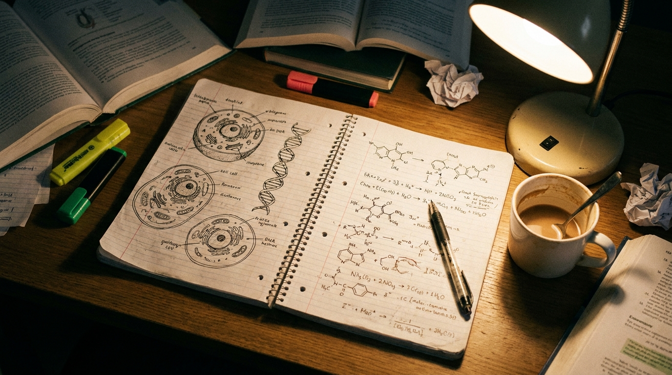 Biology and chemistry revision for the medicine in Lithuania admission entrance test
