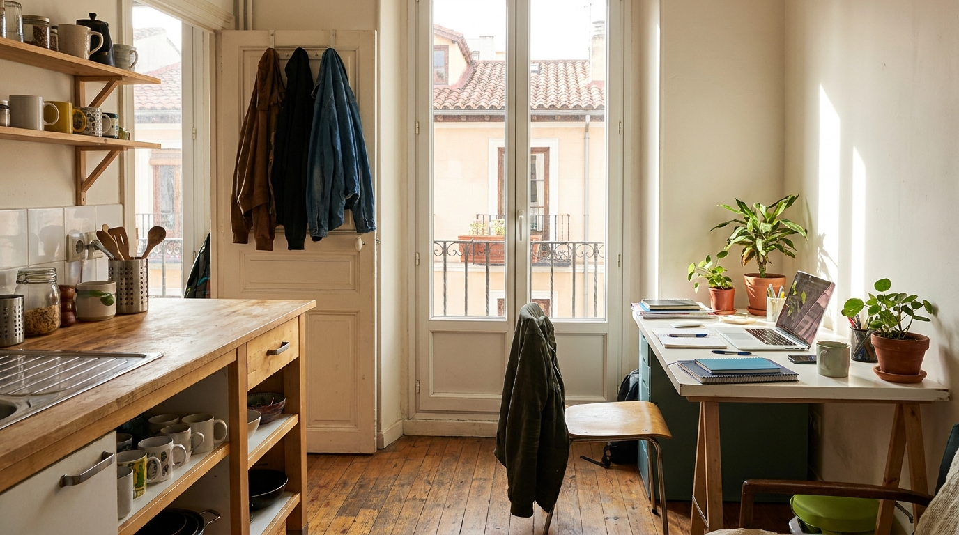 A shared student apartment — managing the cost of living in Nicosia for students