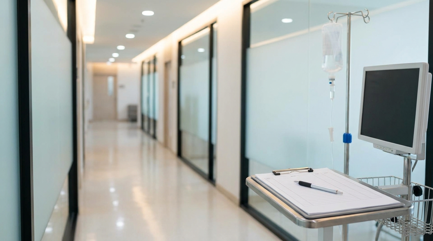 A hospital corridor — beginning clinical practice after a Cyprus medical degree