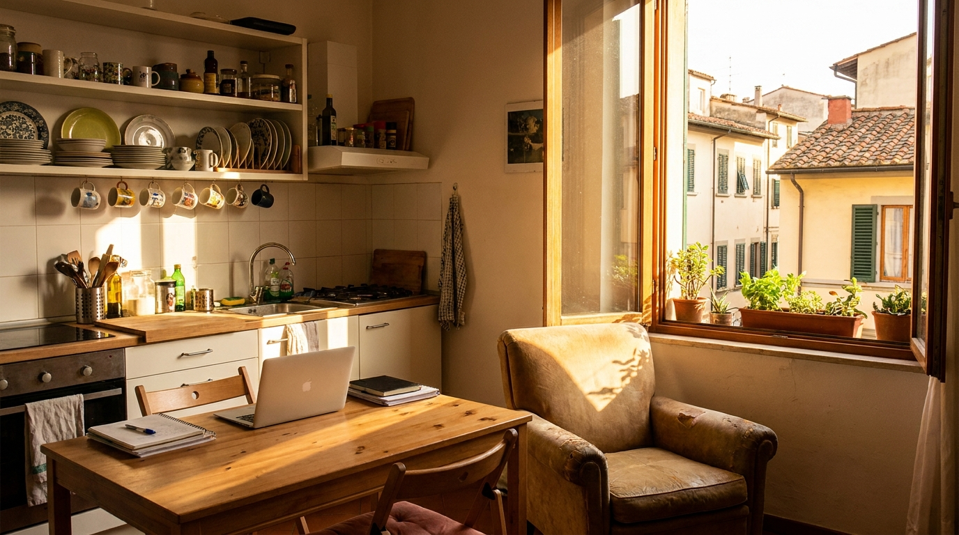 A shared student apartment — managing the cost of living in Athens for students