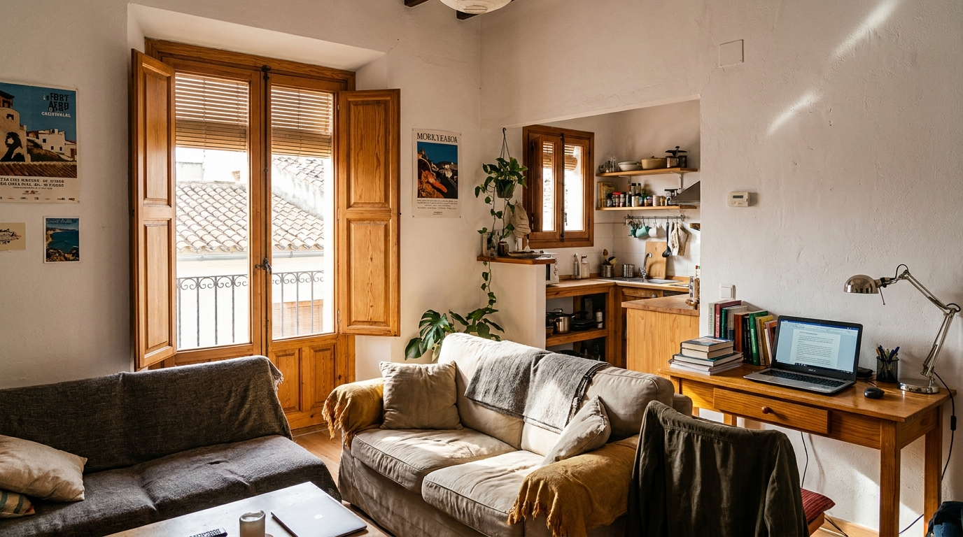 A sunny shared student flat in Malta — student life