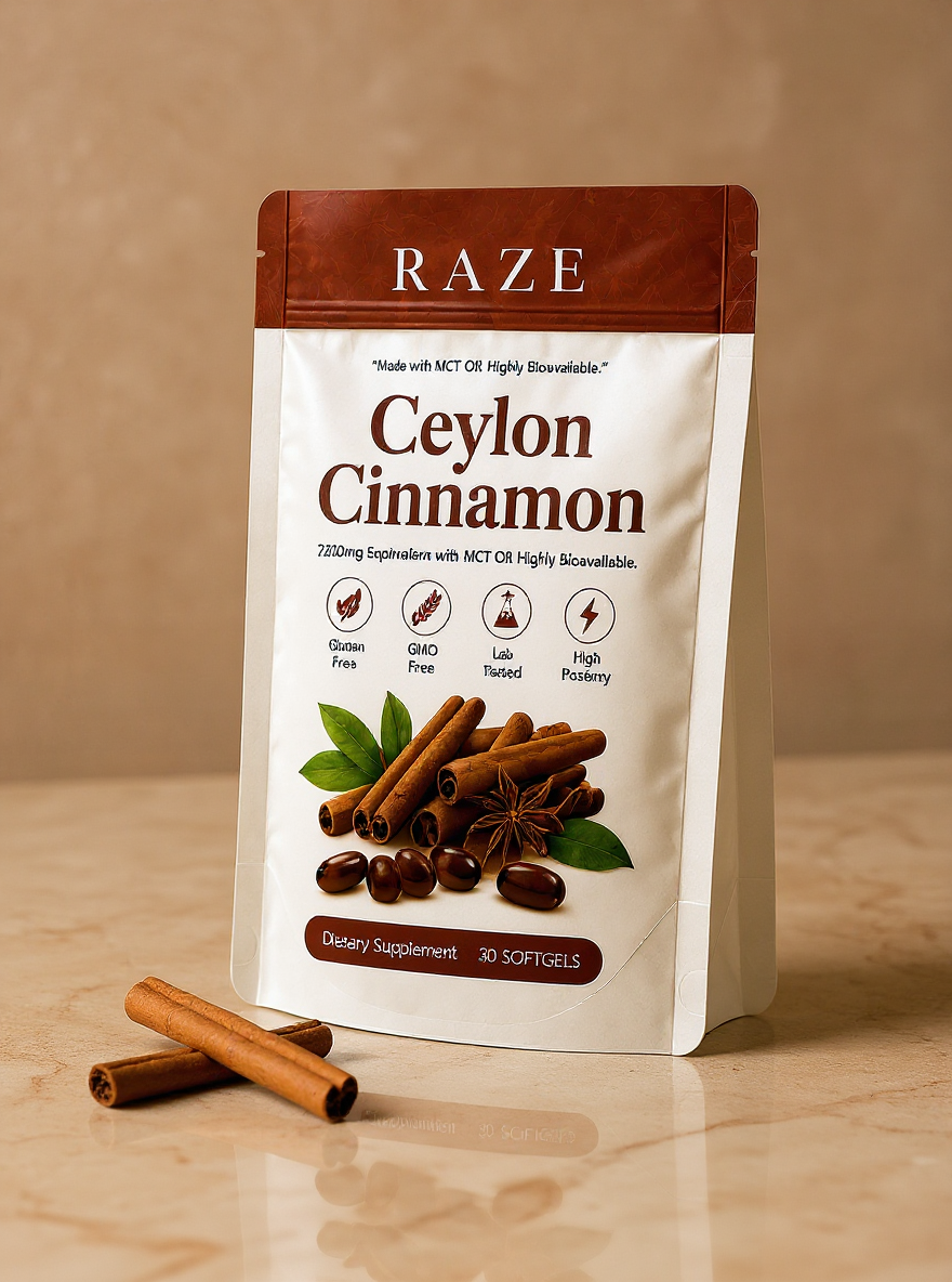 RAZE Ceylon Cinnamon — Premium Supplement