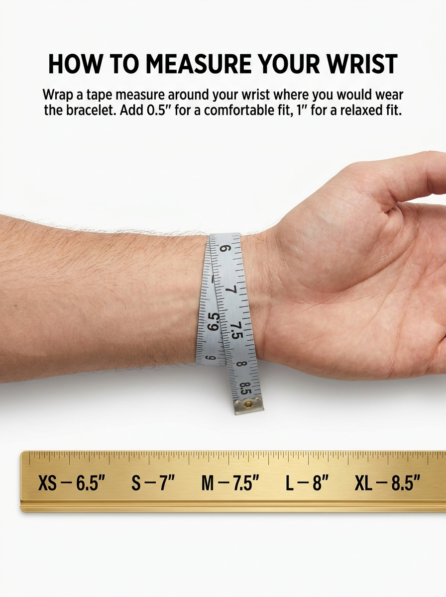 Bracelet sizing guide
