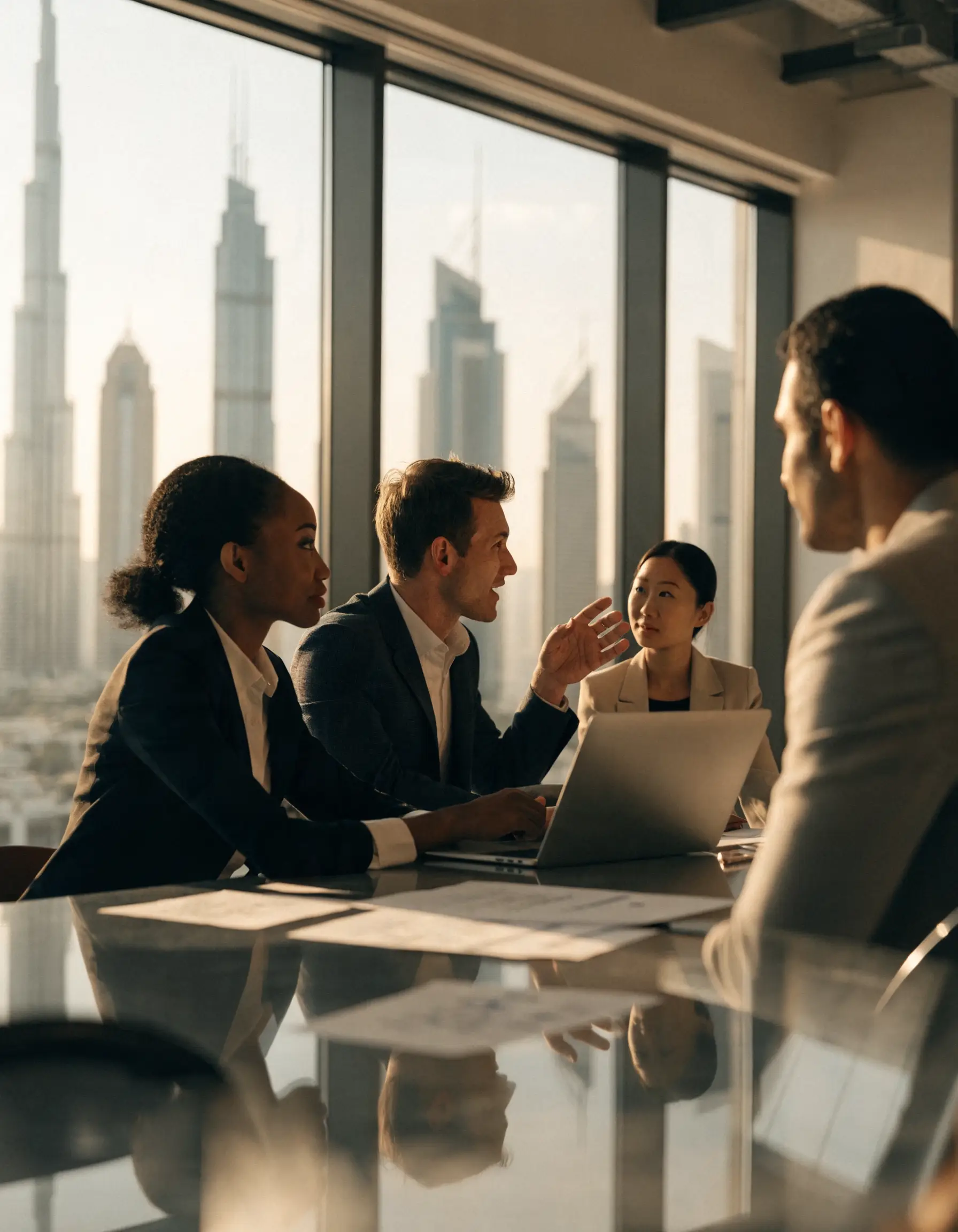 A business setup consultation at The Catalyst