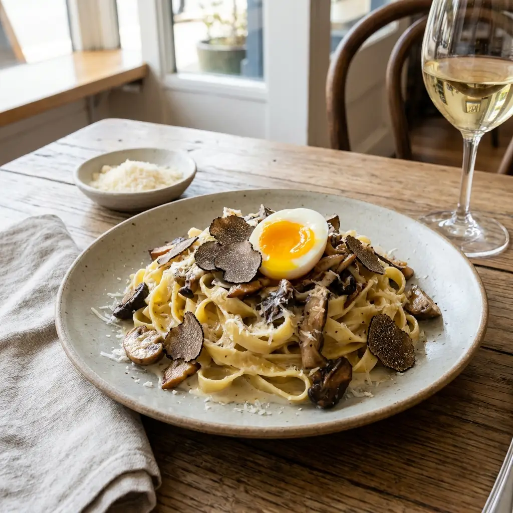 Truffle Mushroom Pasta